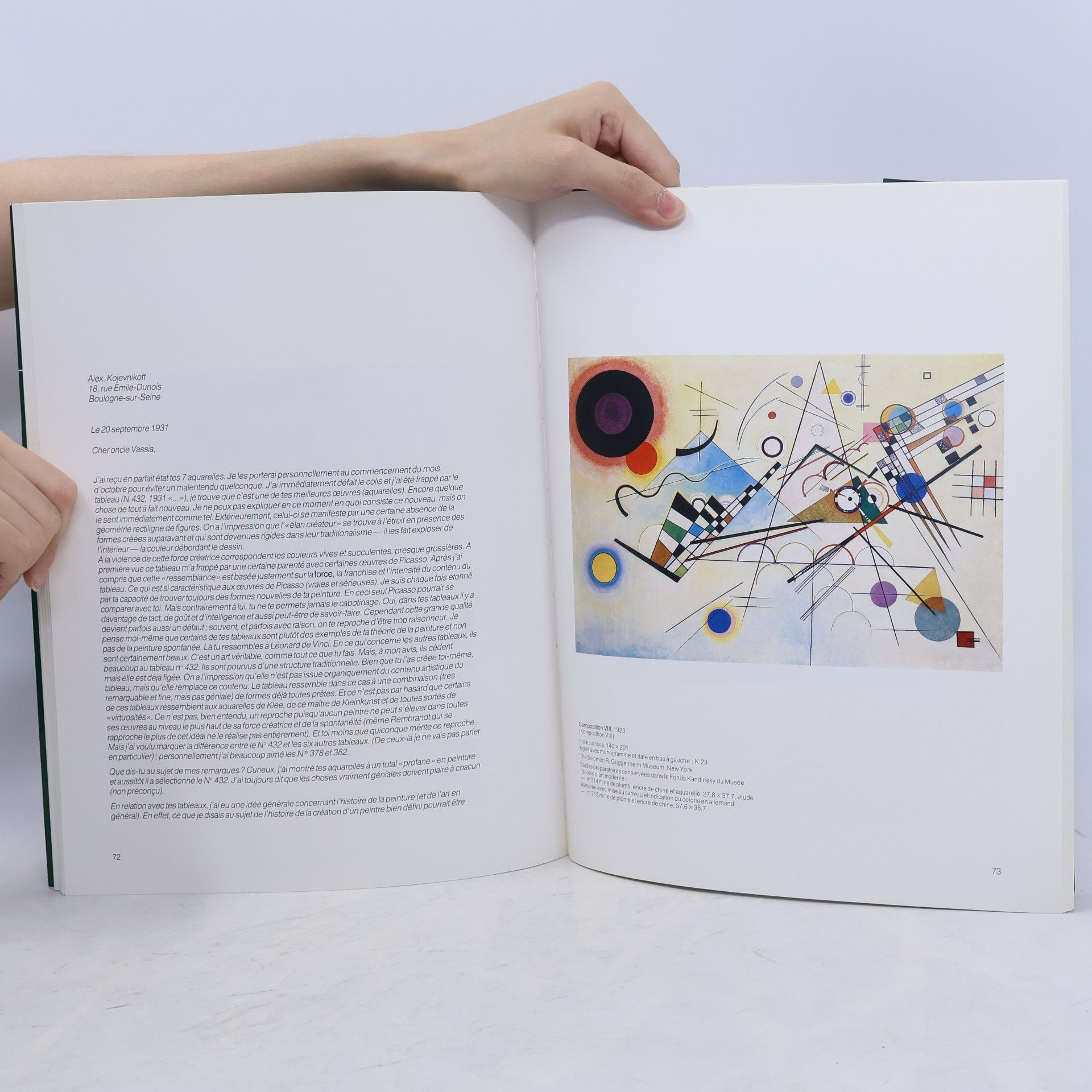 Kandinsky album de l'exposition
