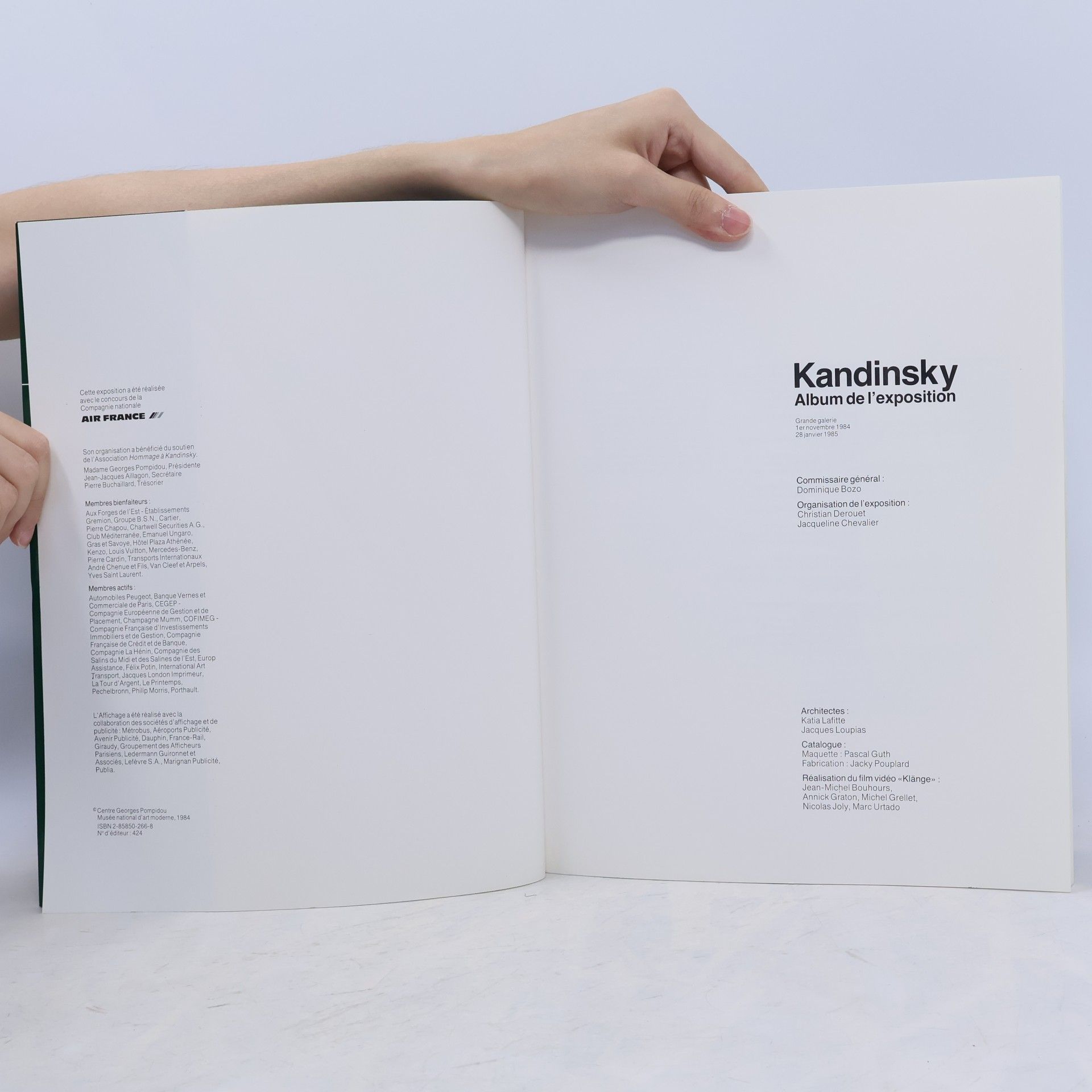 Kandinsky album de l'exposition