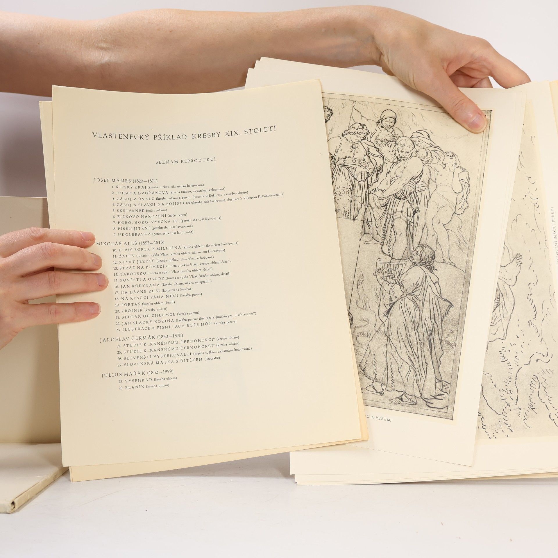 Collectif d'auteurs Vlastenecký příklad České kresby XIX. století