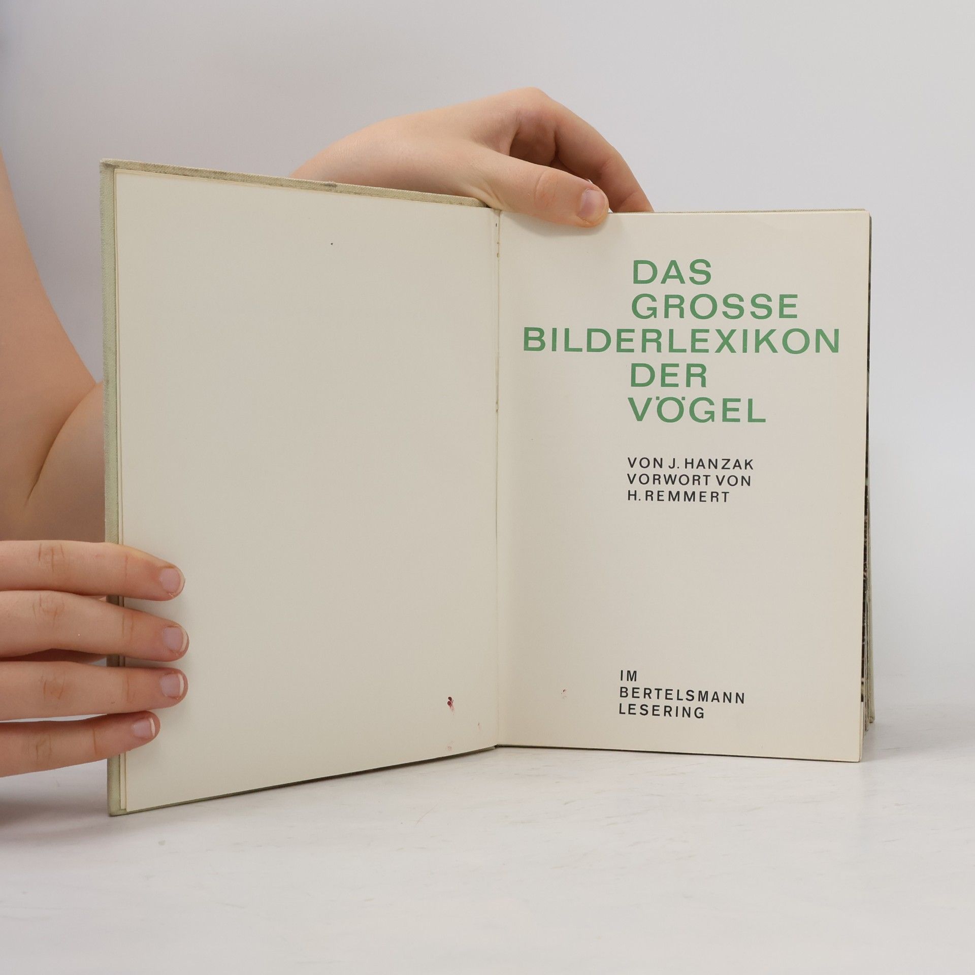 J. Hanzák Das große Bilderlexikon der Vögel