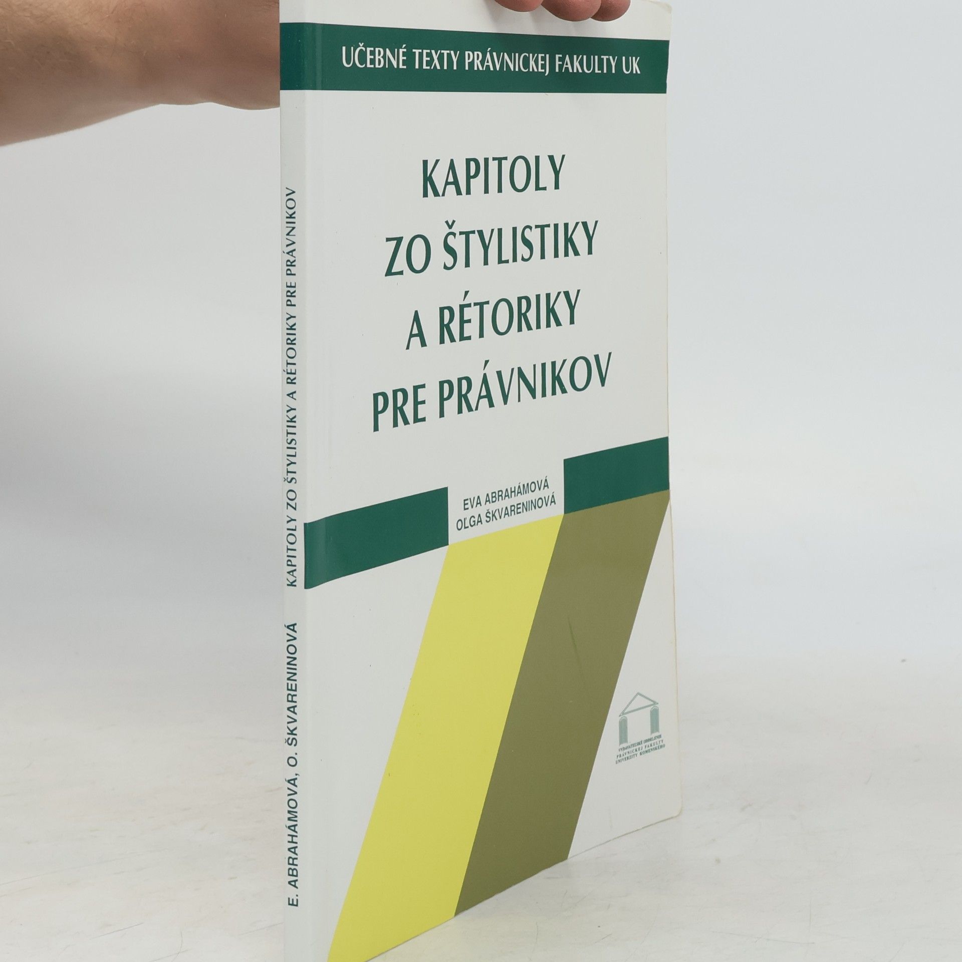 Ol ga Škvareninová Kapitoly zo štylistiky a rétoriky pre právnikov