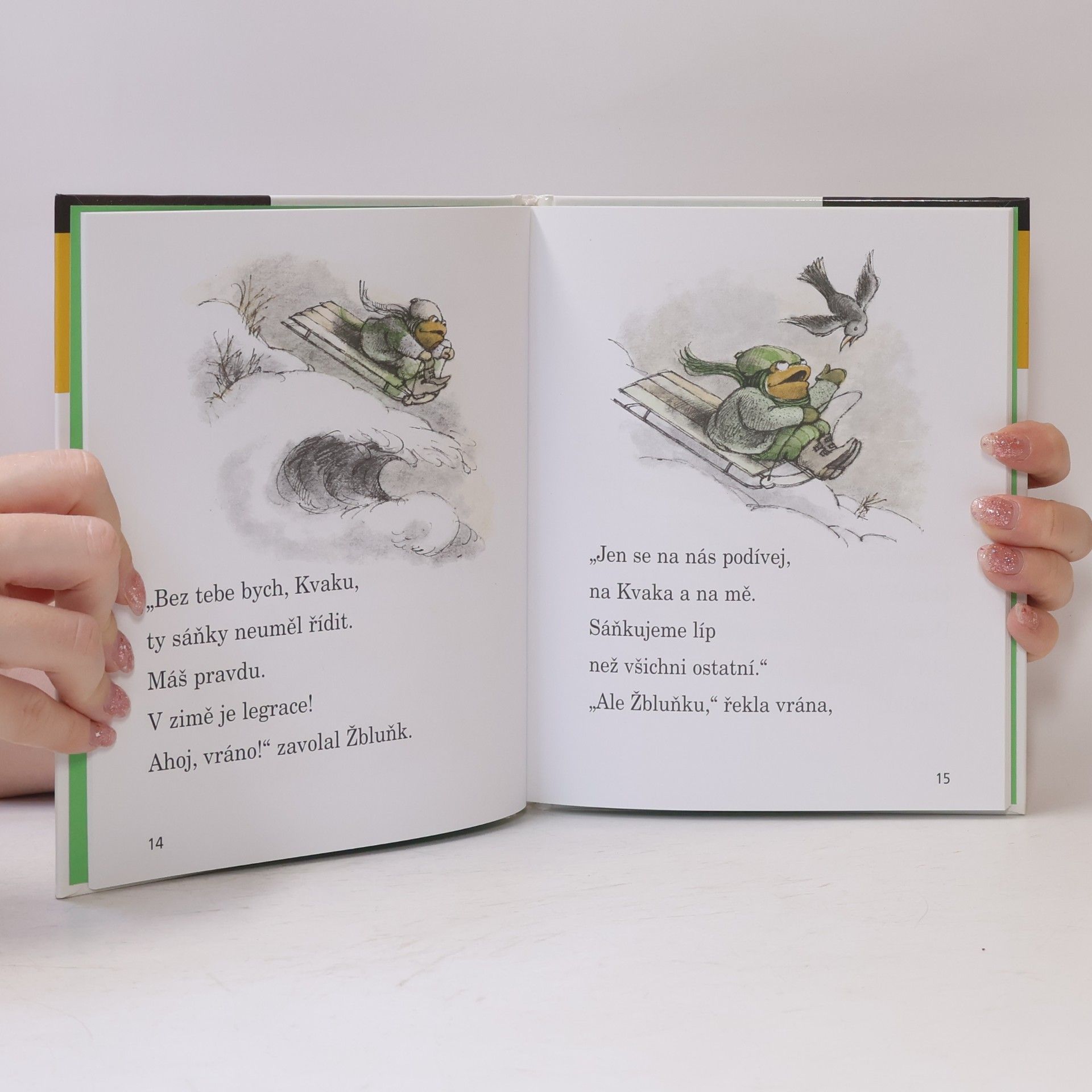 Arnold Lobel Kvak a Žbluňk od jara do Vánoc