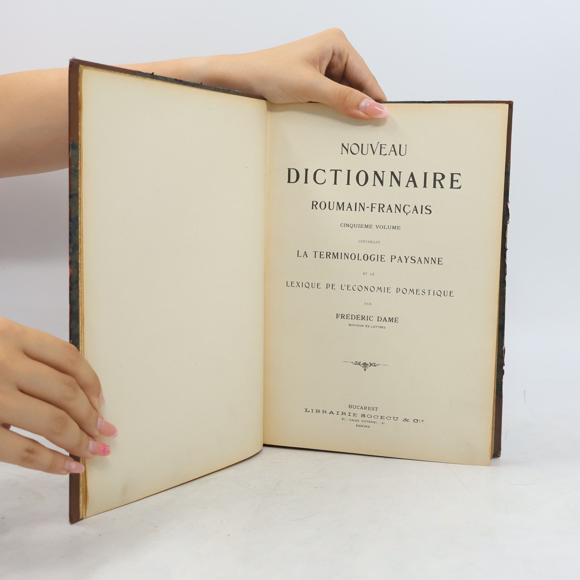 Frédéric Damé Nouveau Dictionnaire Roumain-Français 5