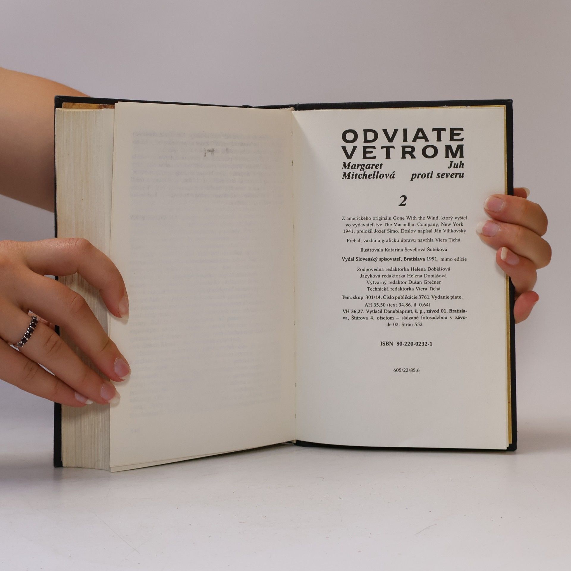 Margaret Mitchell Odviate vetrom 2. Juh proti severu