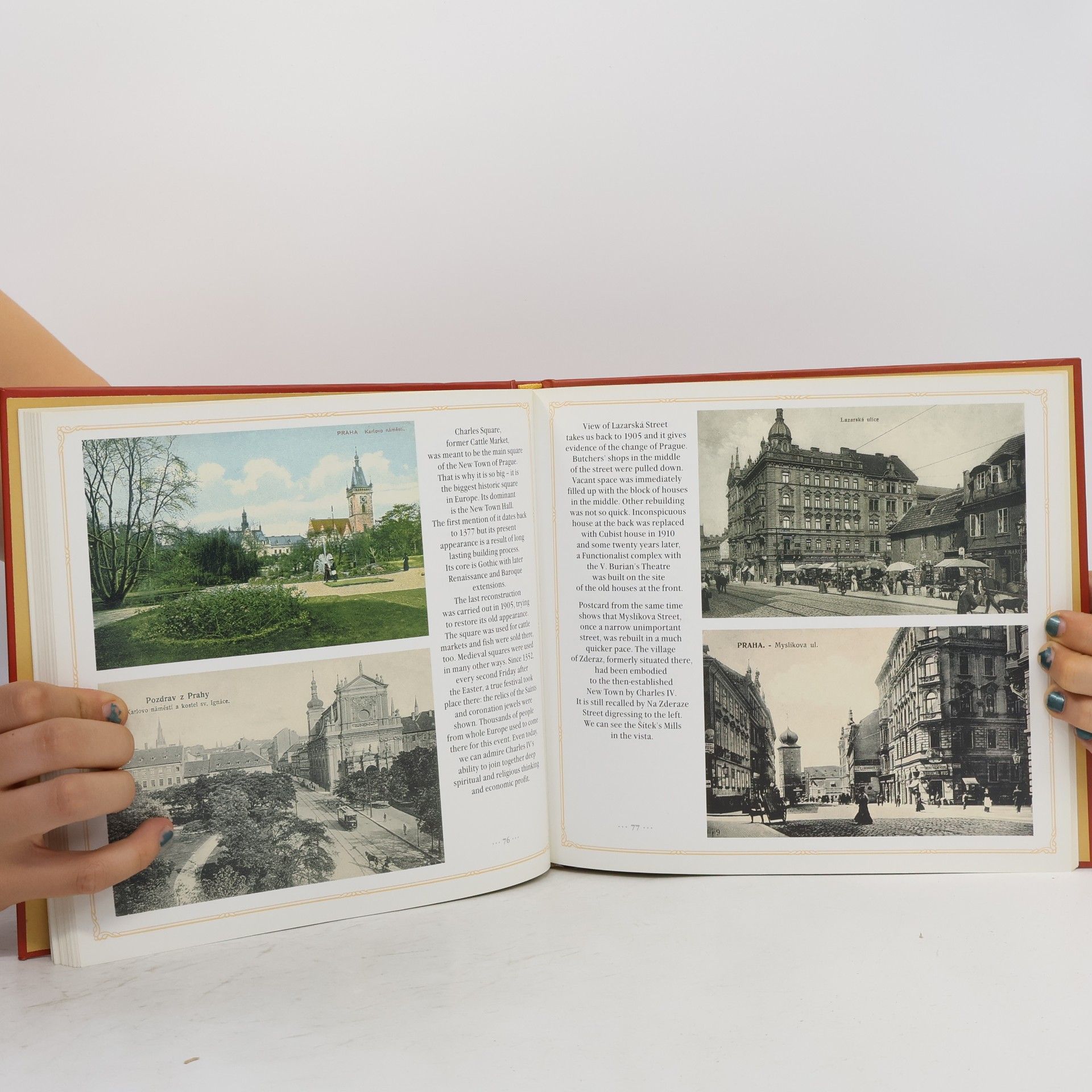 Roman Karpaš Prague: Album of old postcards