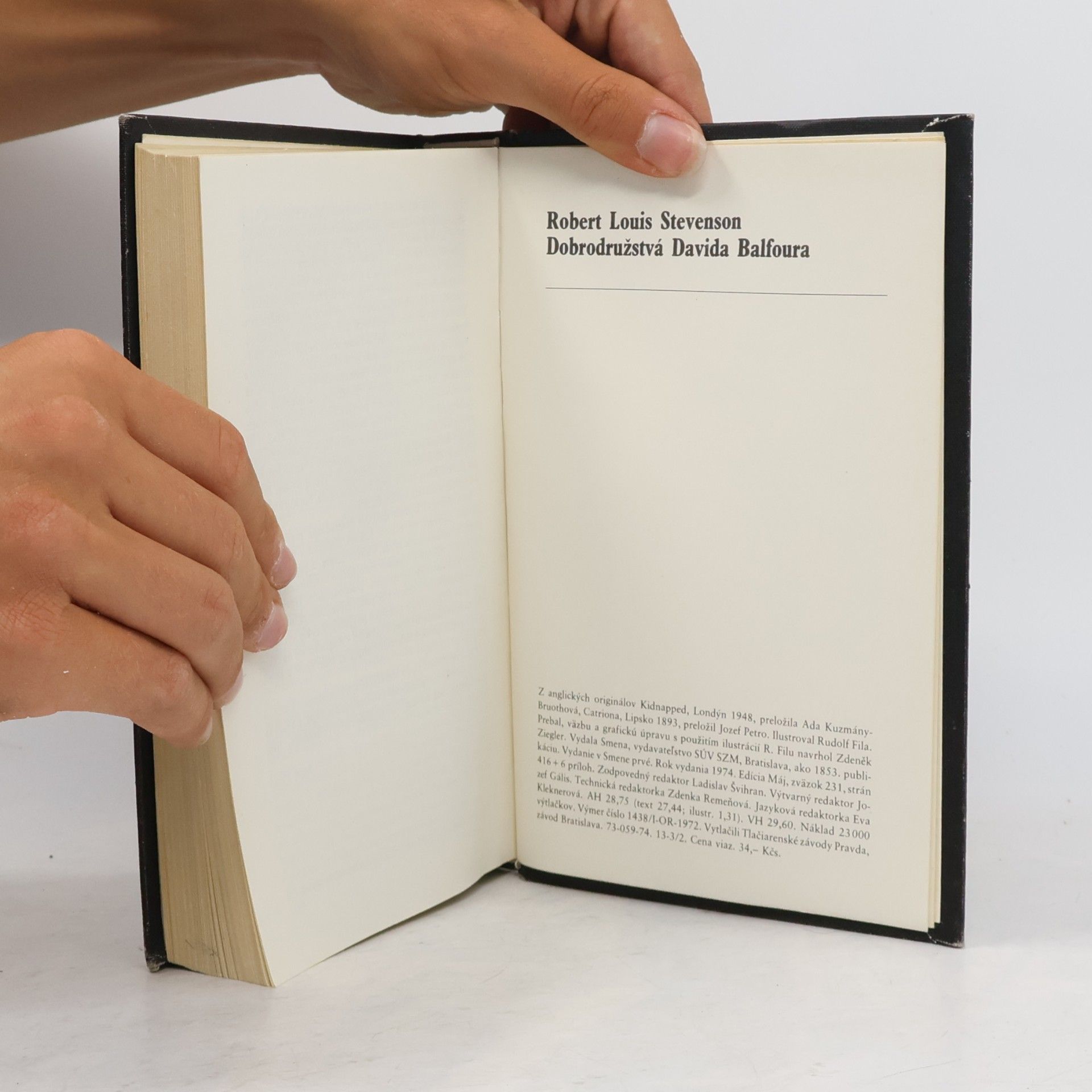 Robert Louis Stevenson Dobrodružstvá Davida Balfoura