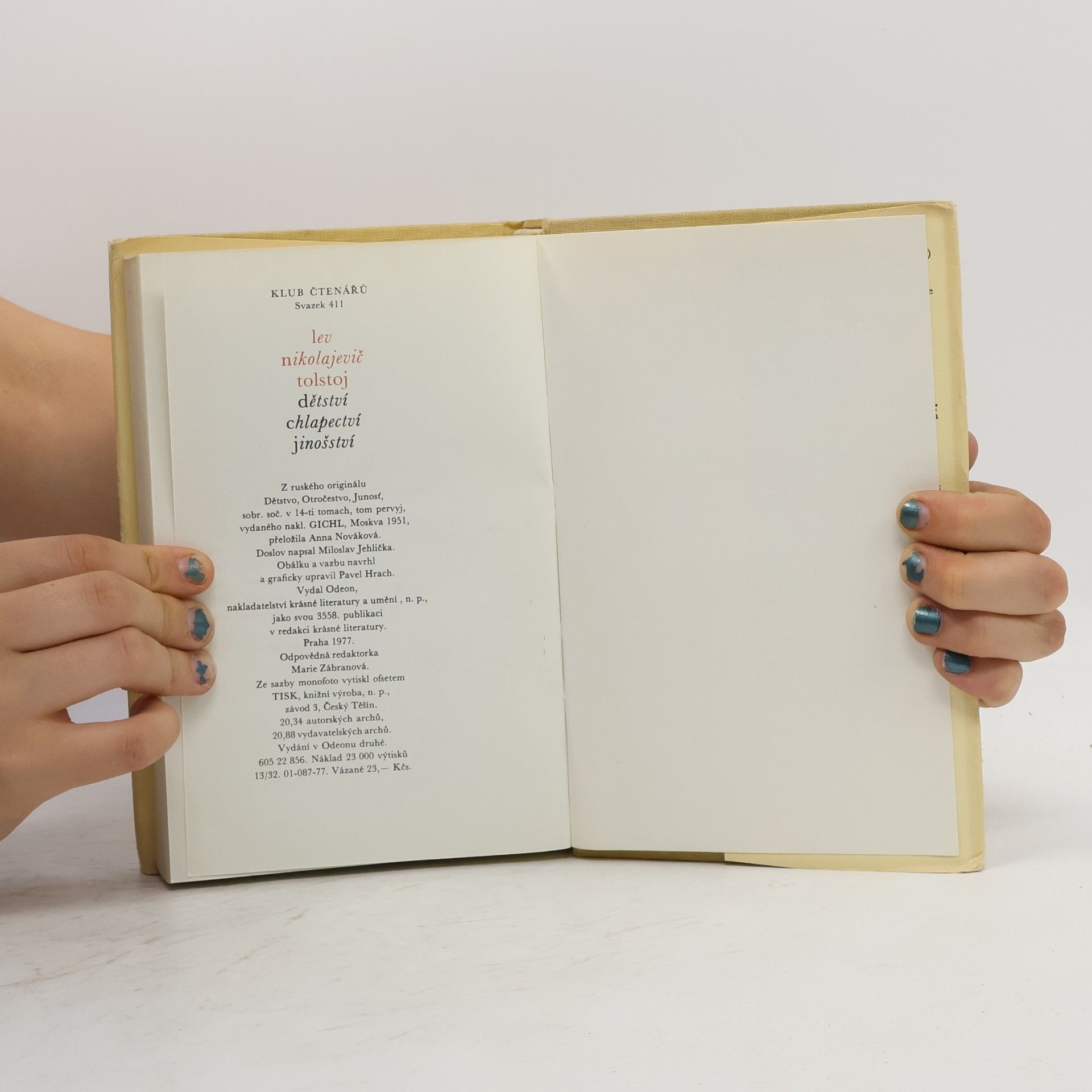 Lew Nikolajewitsch Tolstoi Dětství, chlapectví, jinošství