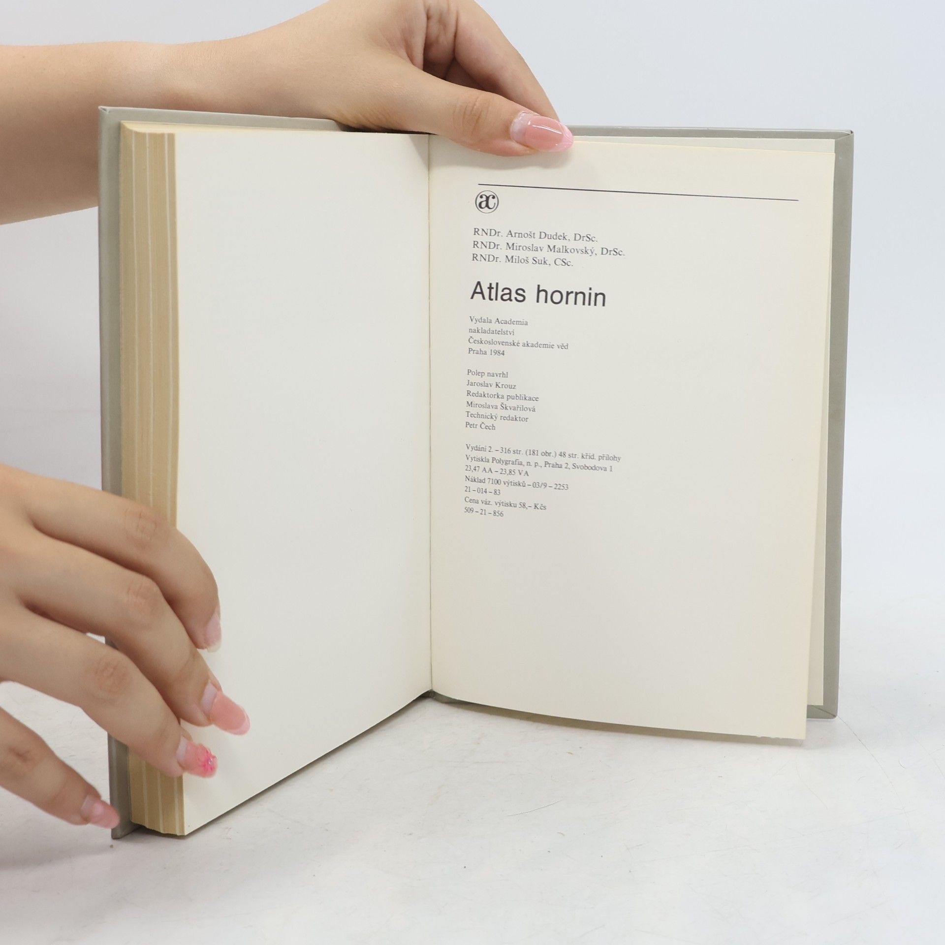 Arnošt Dudek Atlas hornin