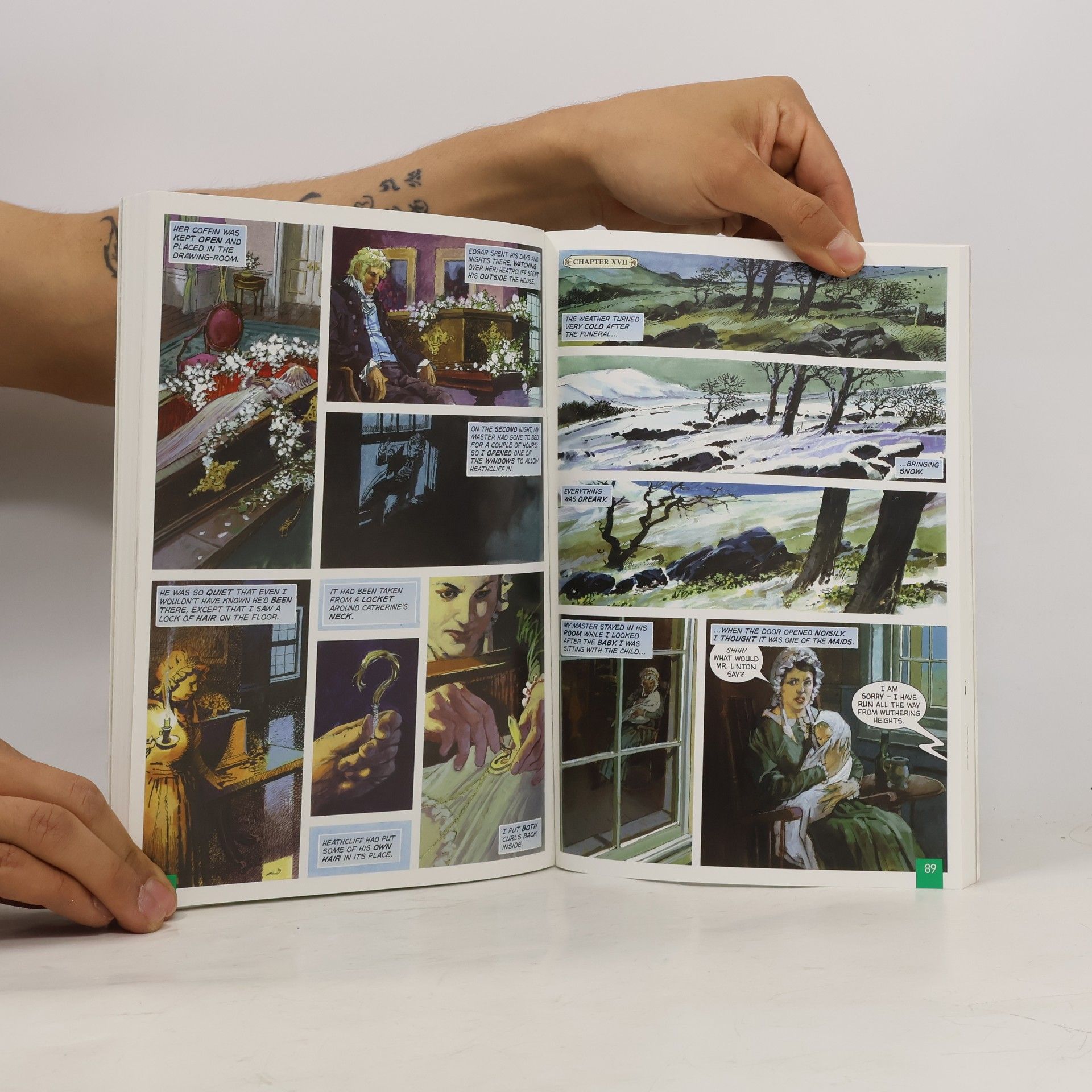 Seán Michael Wilson Classical Comics: Wuthering Heights The Graphic Novel