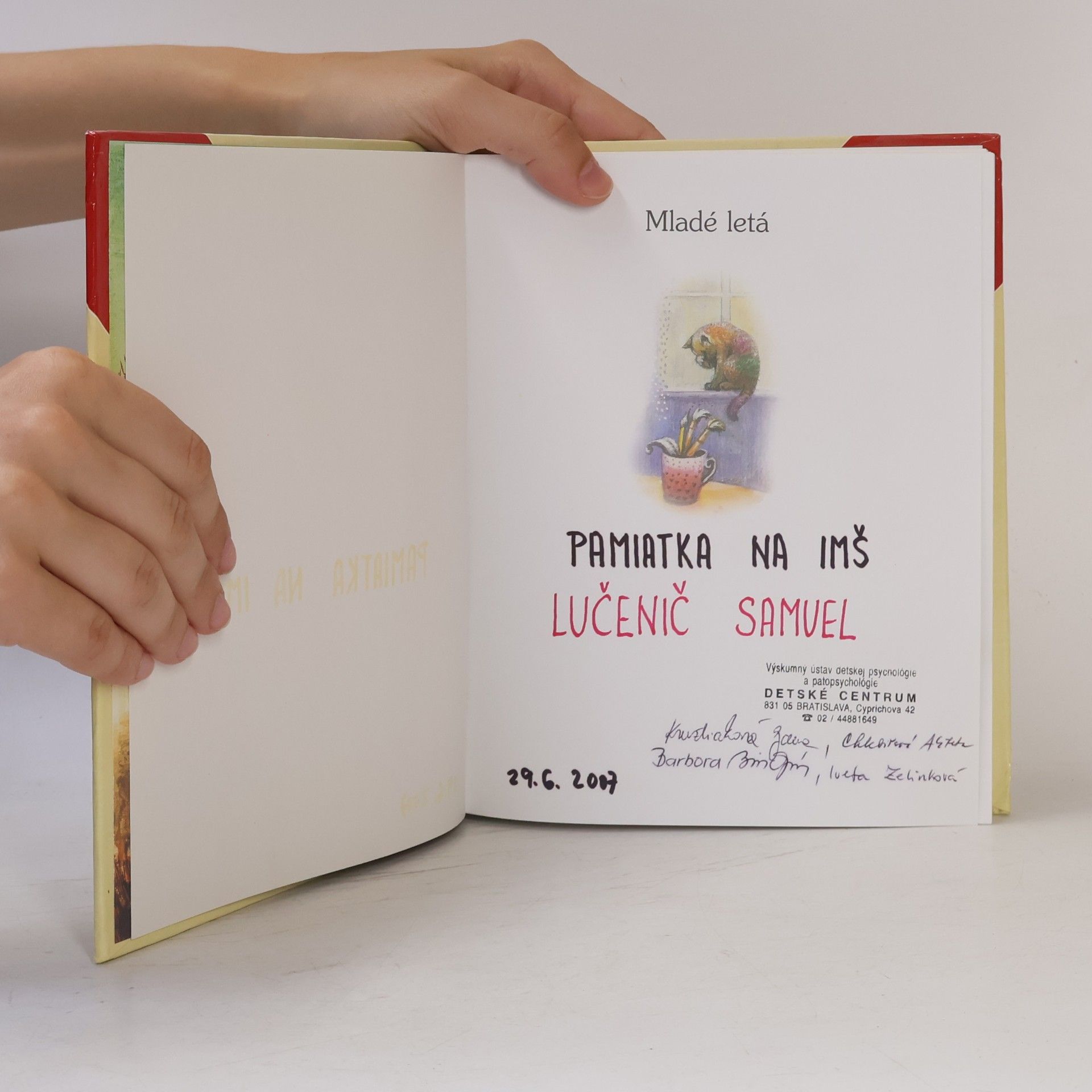Smatanová Ružena Môj kamarát kocúrik