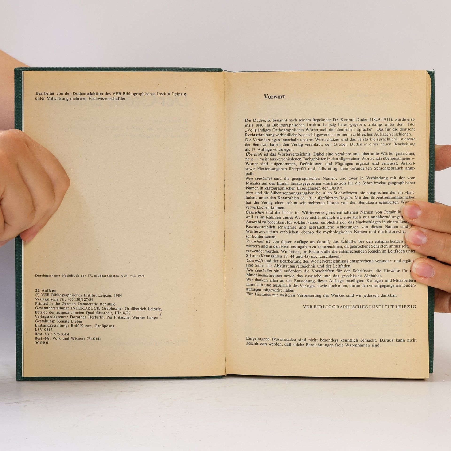 Various authors Der große Duden rechtschreibung