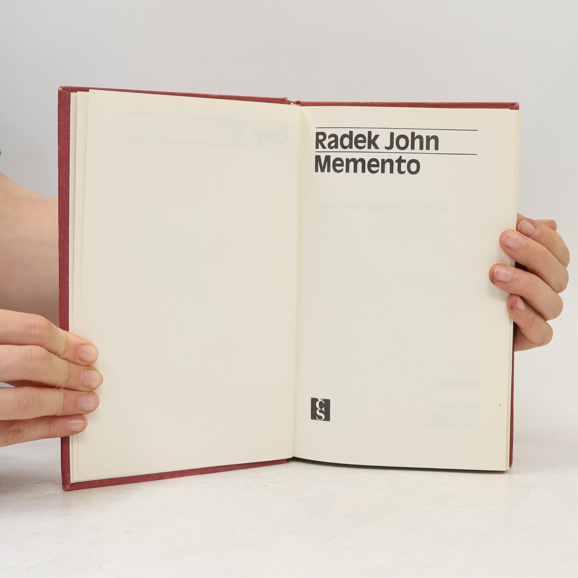 Radek John Memento