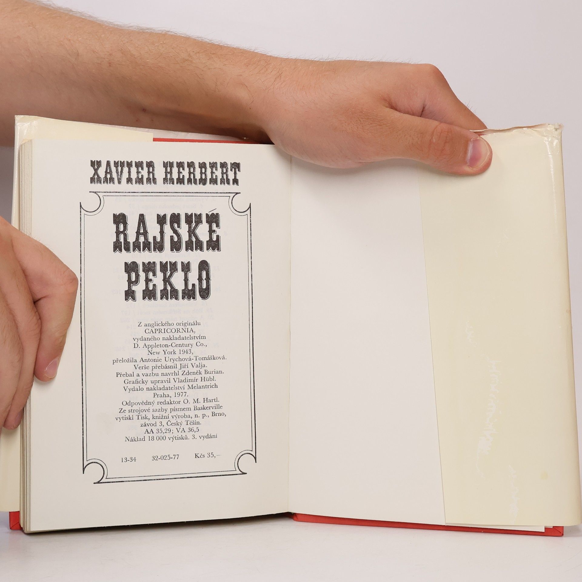 Xavier Herbert Rajské peklo