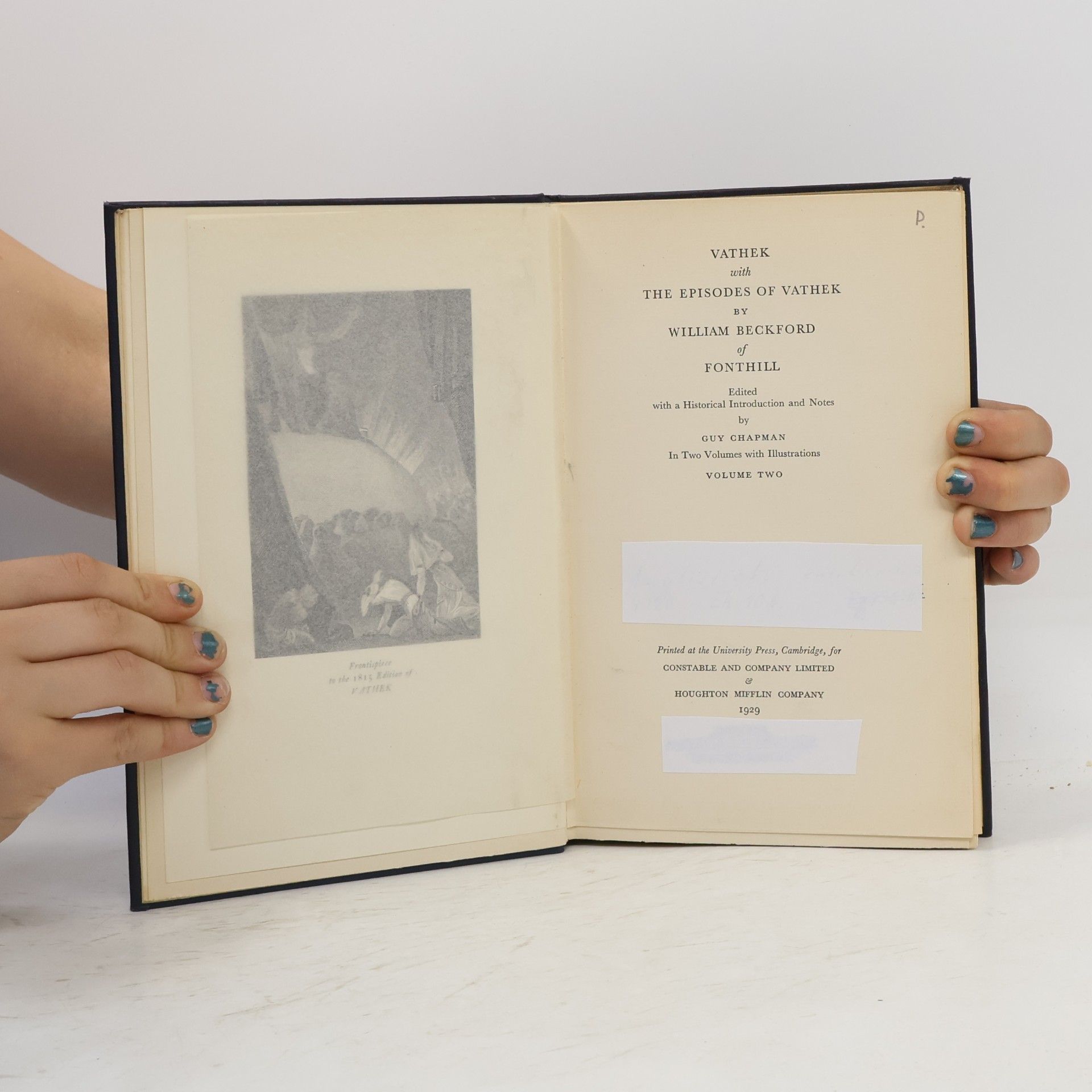William Thomas Beckford Vathek with the Episodes of Vathek 2