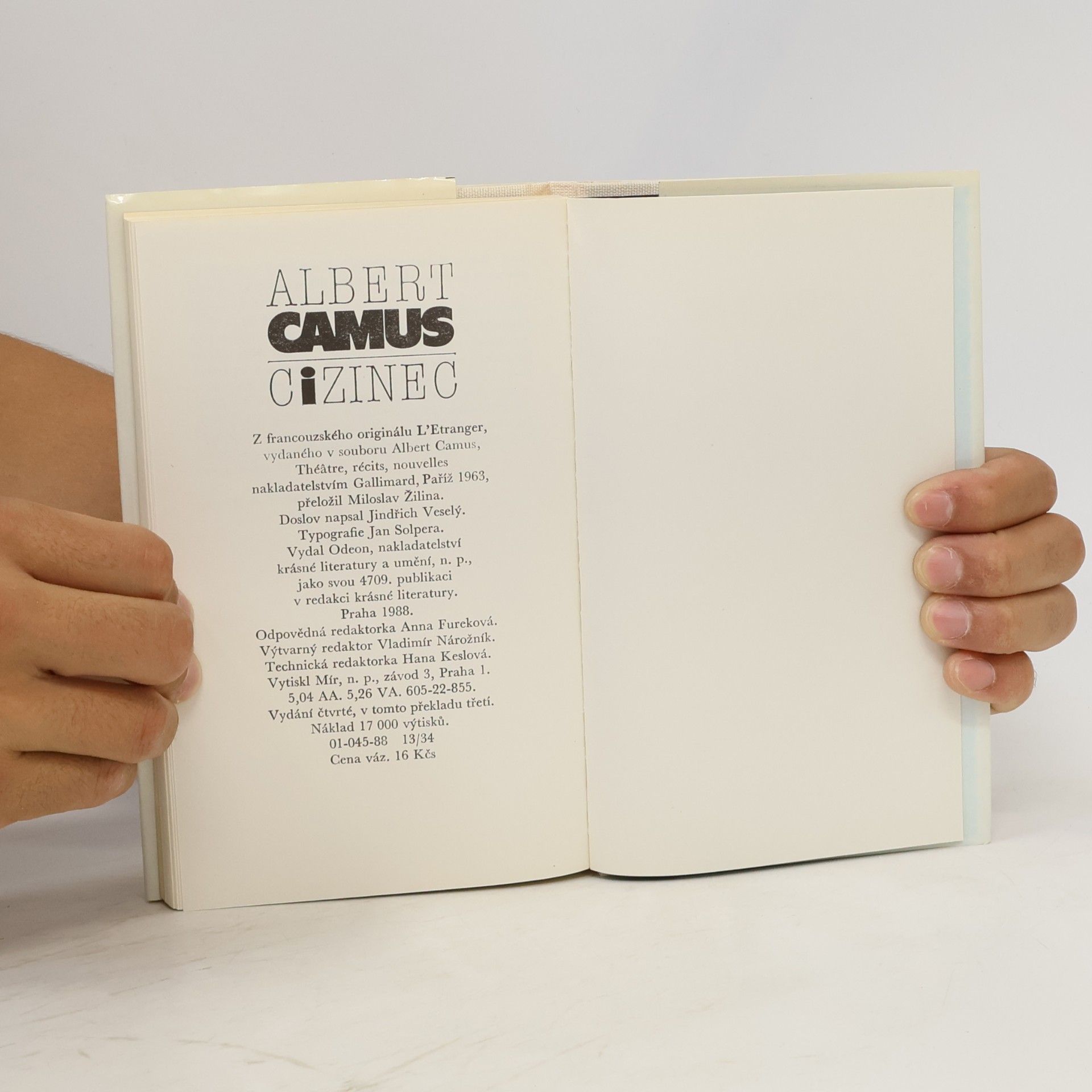 Albert Camus Cizinec