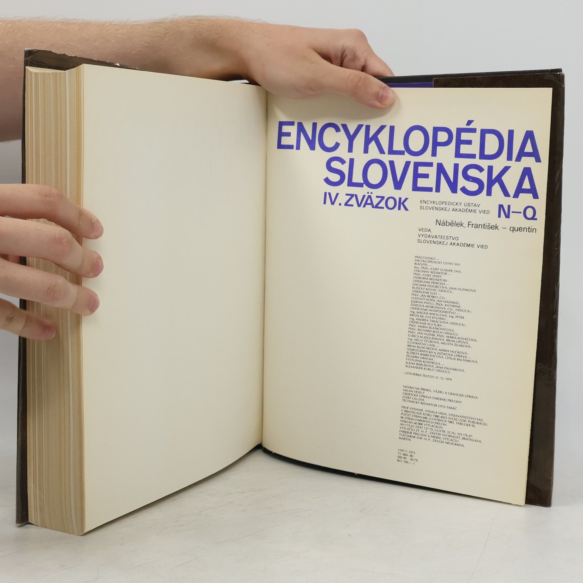 Autorenkollektiv Encyklopédia Slovenska IV. zväzok N-Q