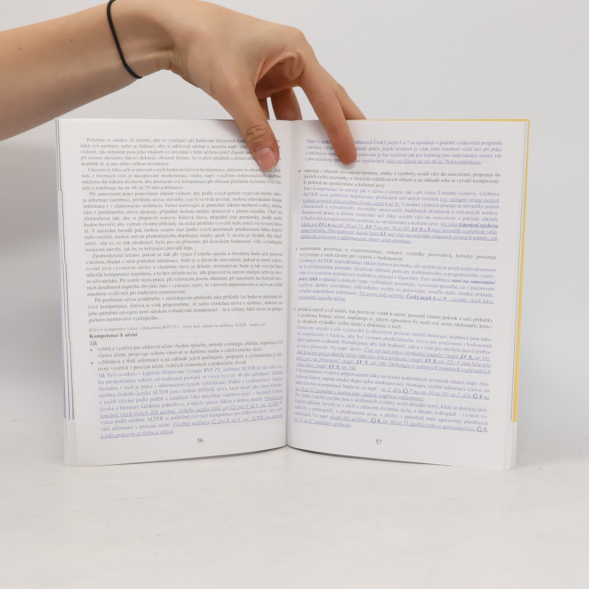 Kolektiv autorů Příručka k učebnicím českého jazyka a literatury ALTER pro 2. stupeň ZŠ