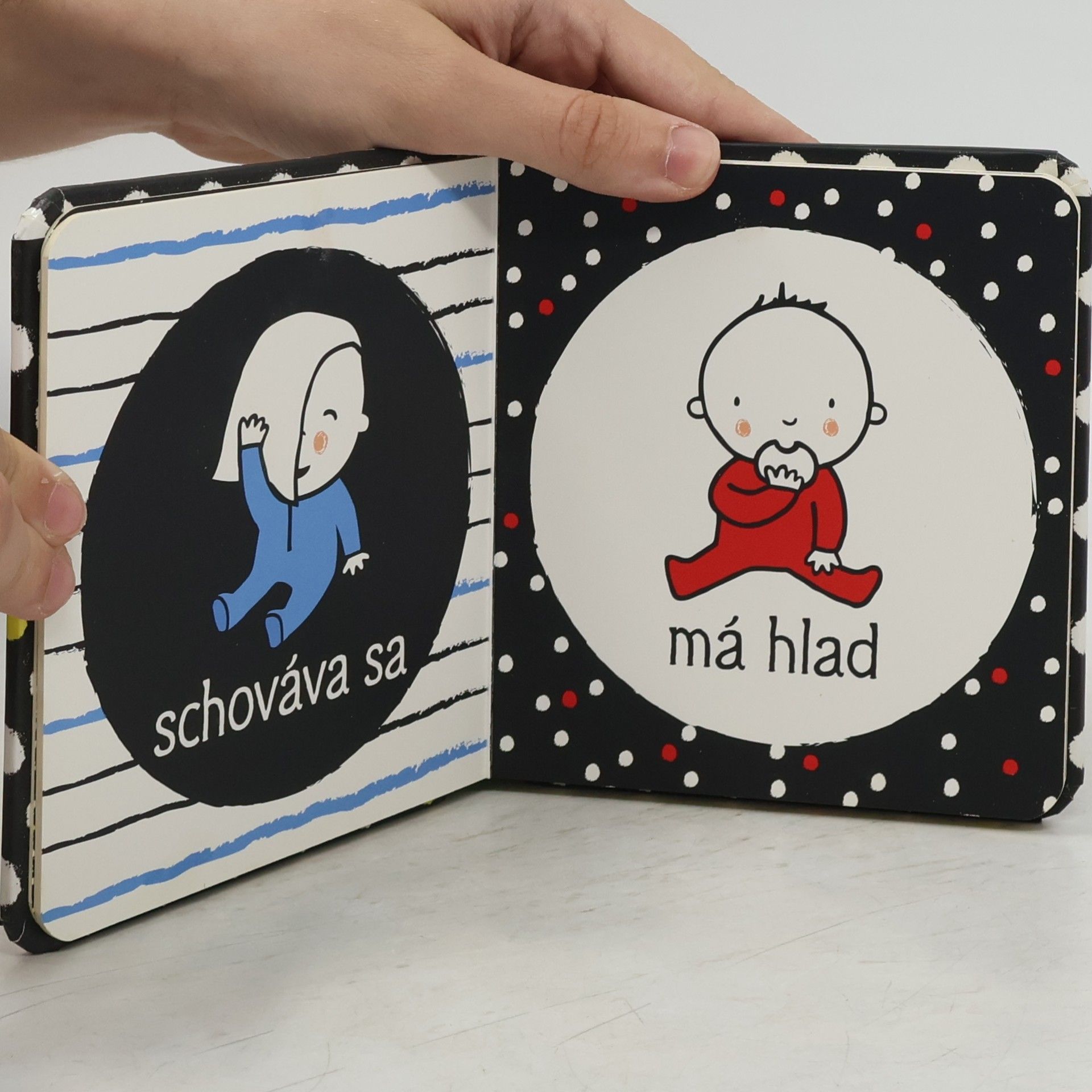 Kolektiv autorů Bábätká: Prvá čiernobiela knižka pre bábätko