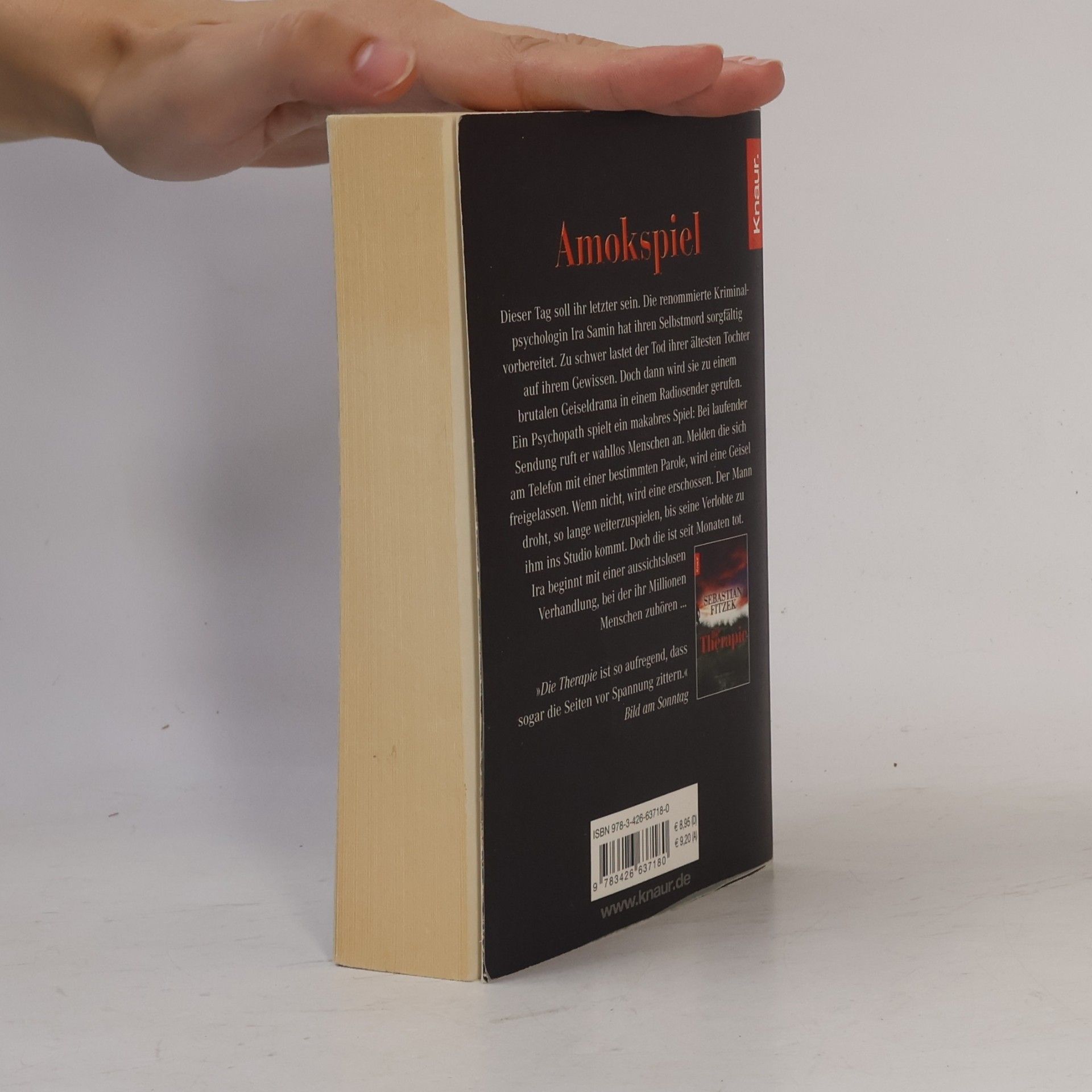 Sebastian Fitzek Amokspiel : Psychothriller