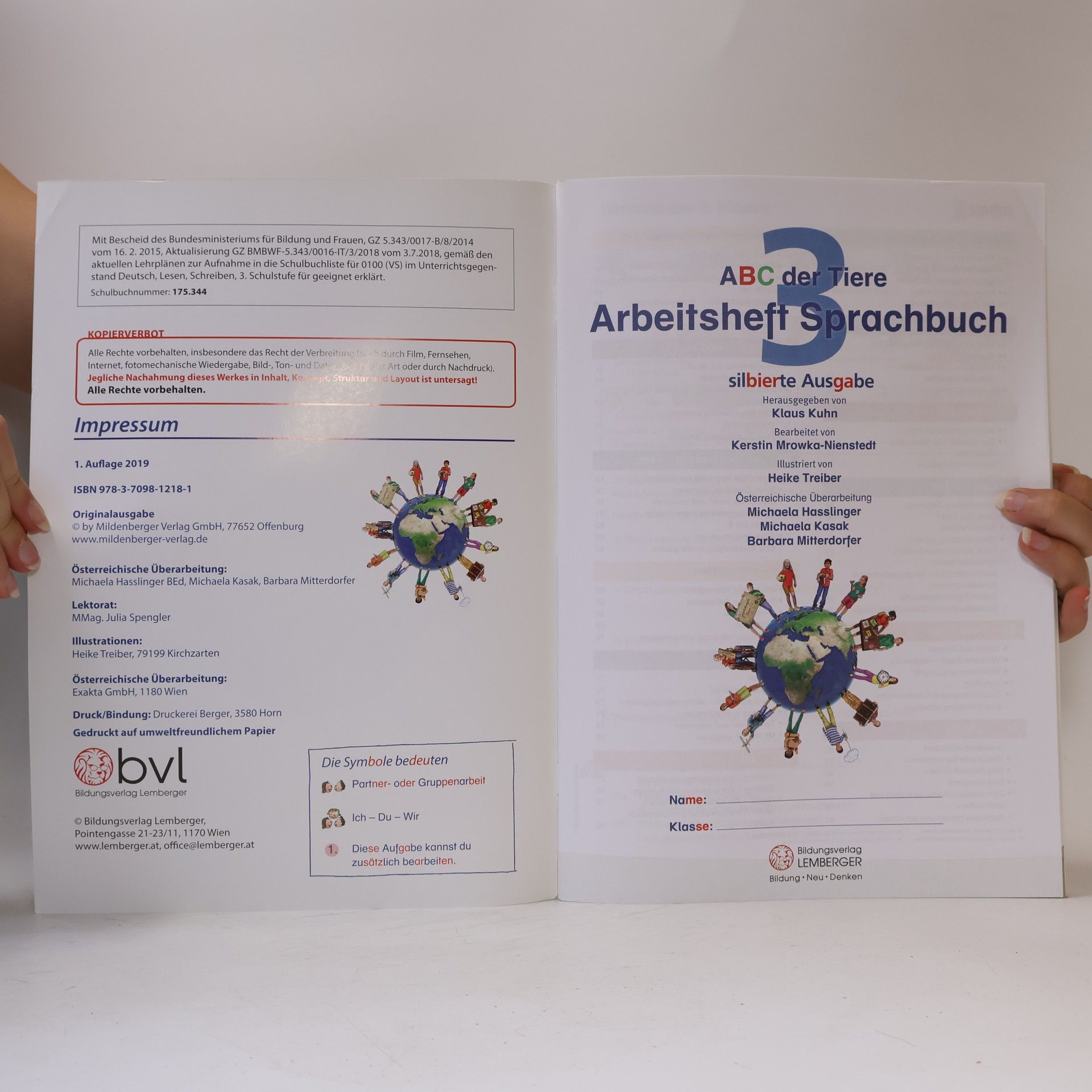 Klaus Kuhn Arbeitsheft Sprachbuch 3
