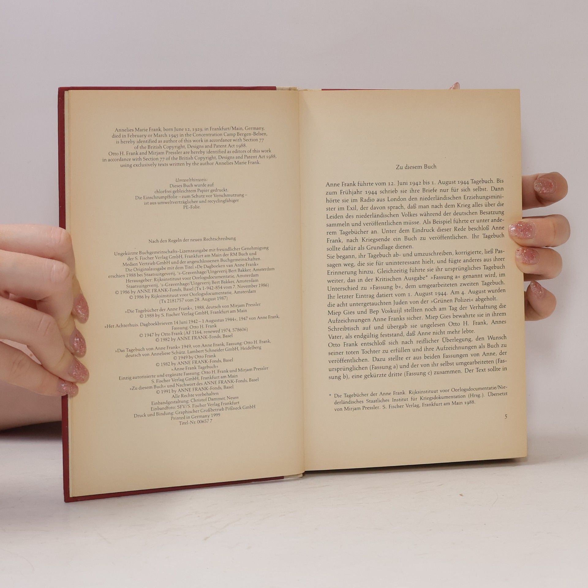 Anne Frank Tagebuch