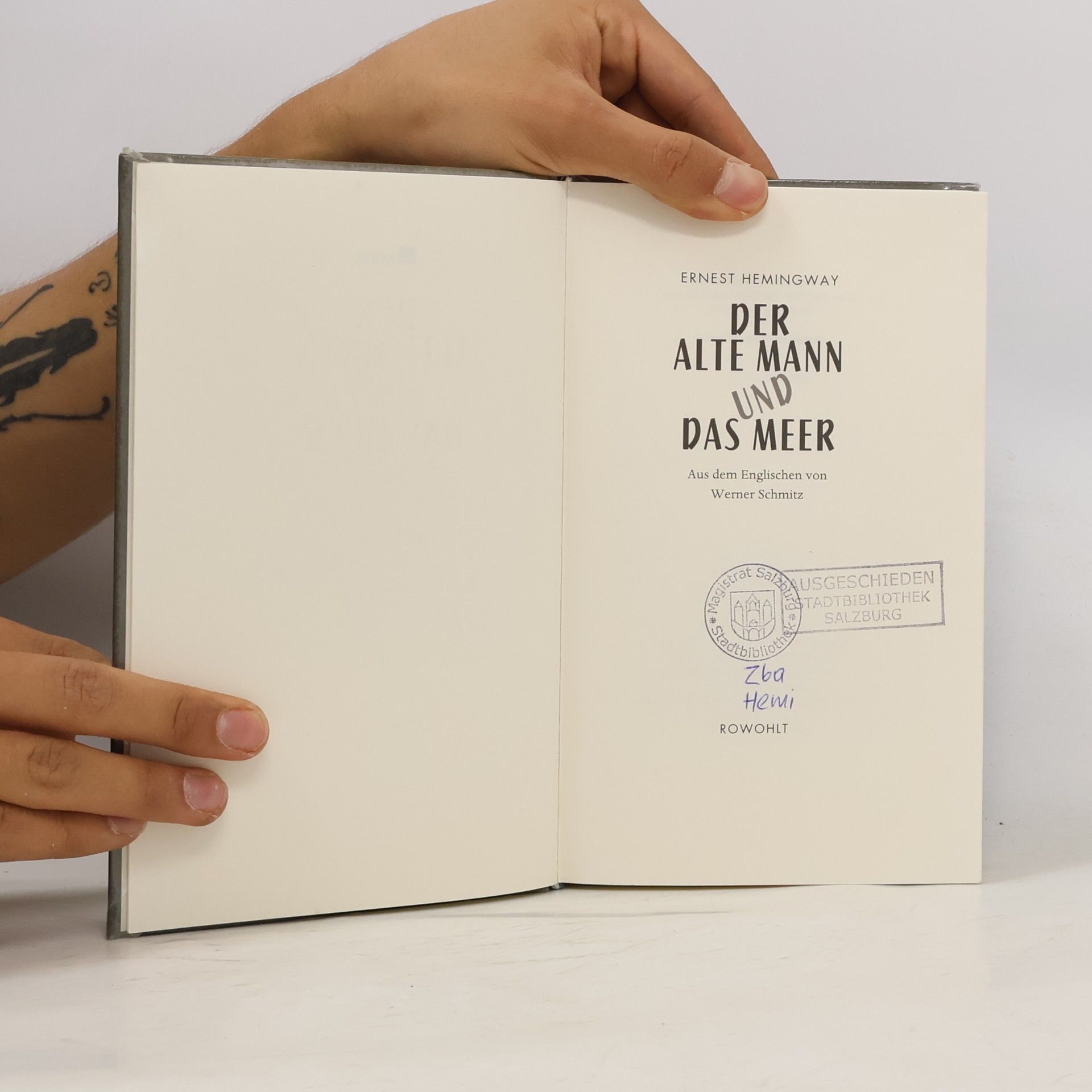Ernest Hemingway Der alte Mann und das Meer