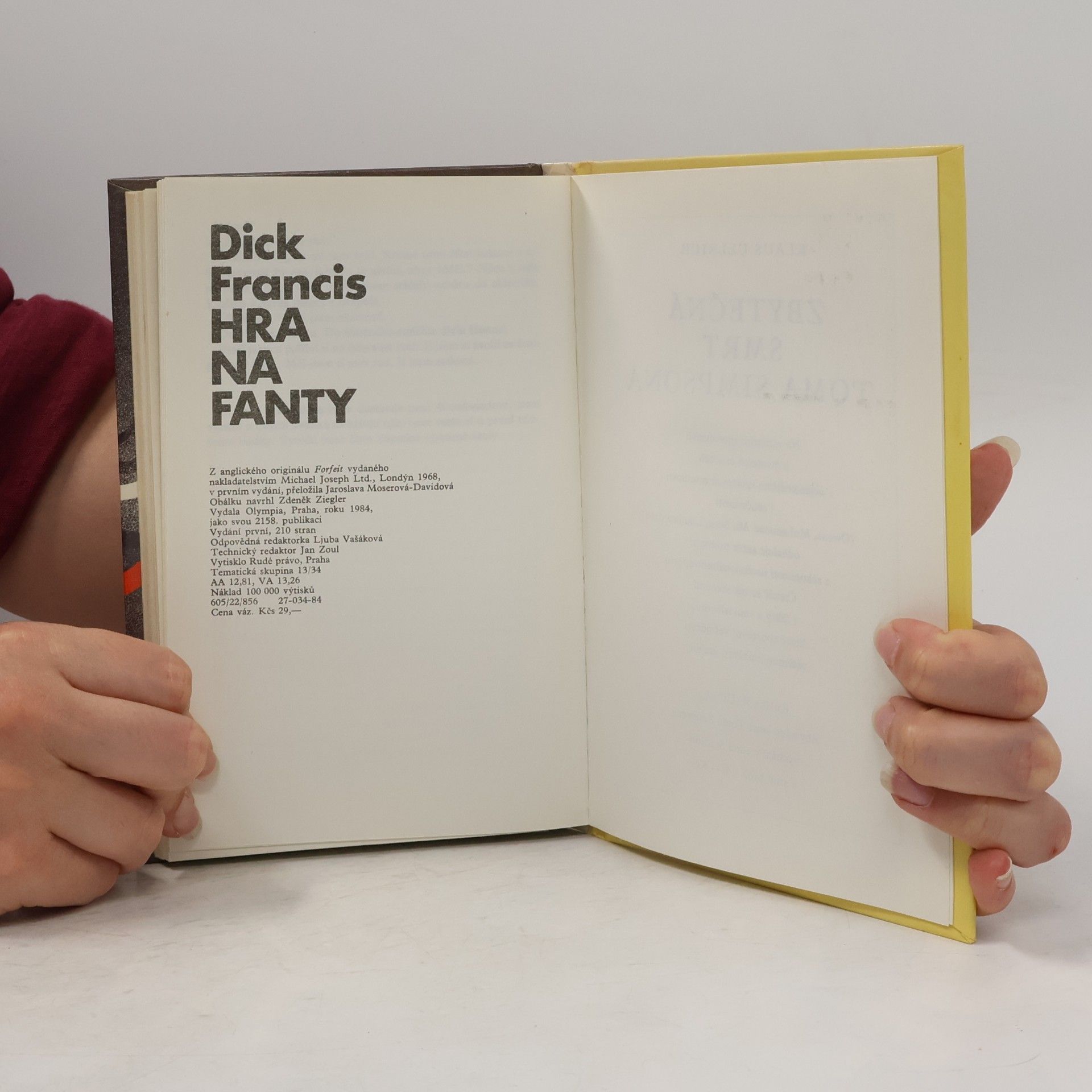 Dick Francis Hra na fanty