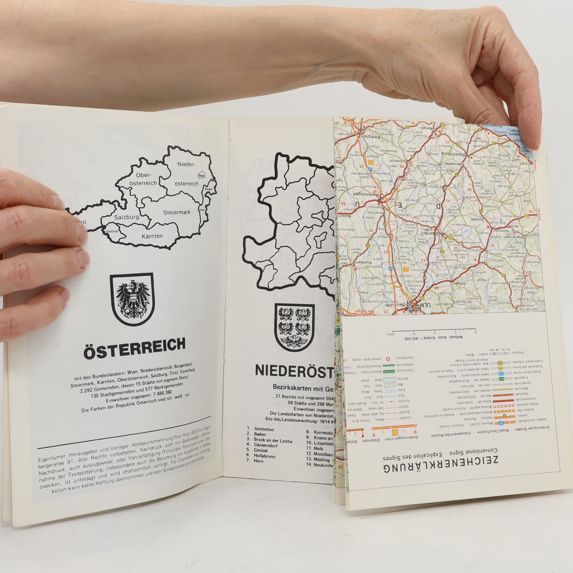 Collectif d'auteurs Autoführer Österreich 1986