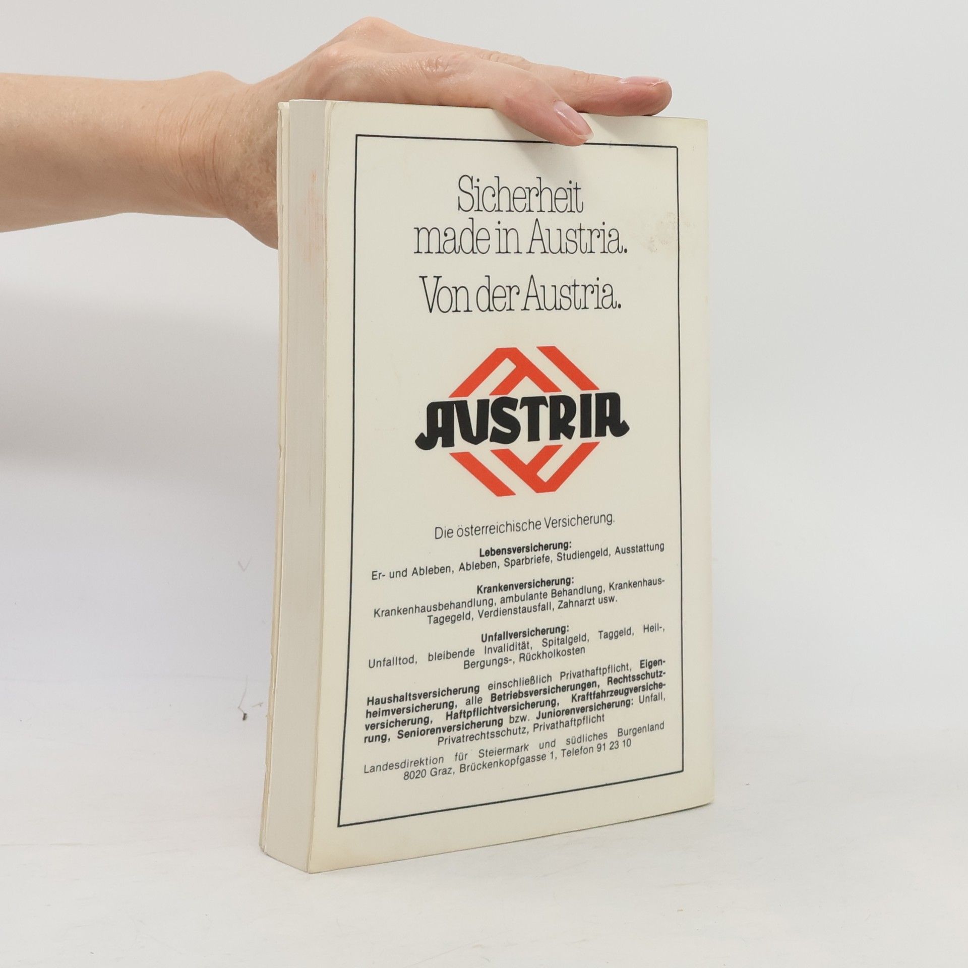 Collectif d'auteurs Autoführer Österreich 1986