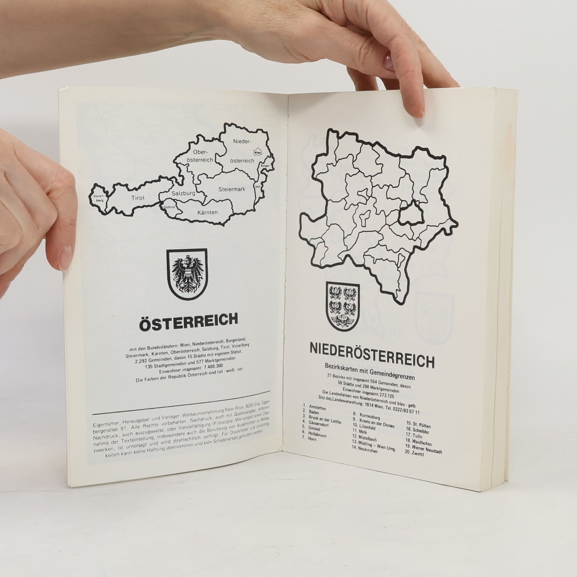 Collectif d'auteurs Autoführer Österreich 1986