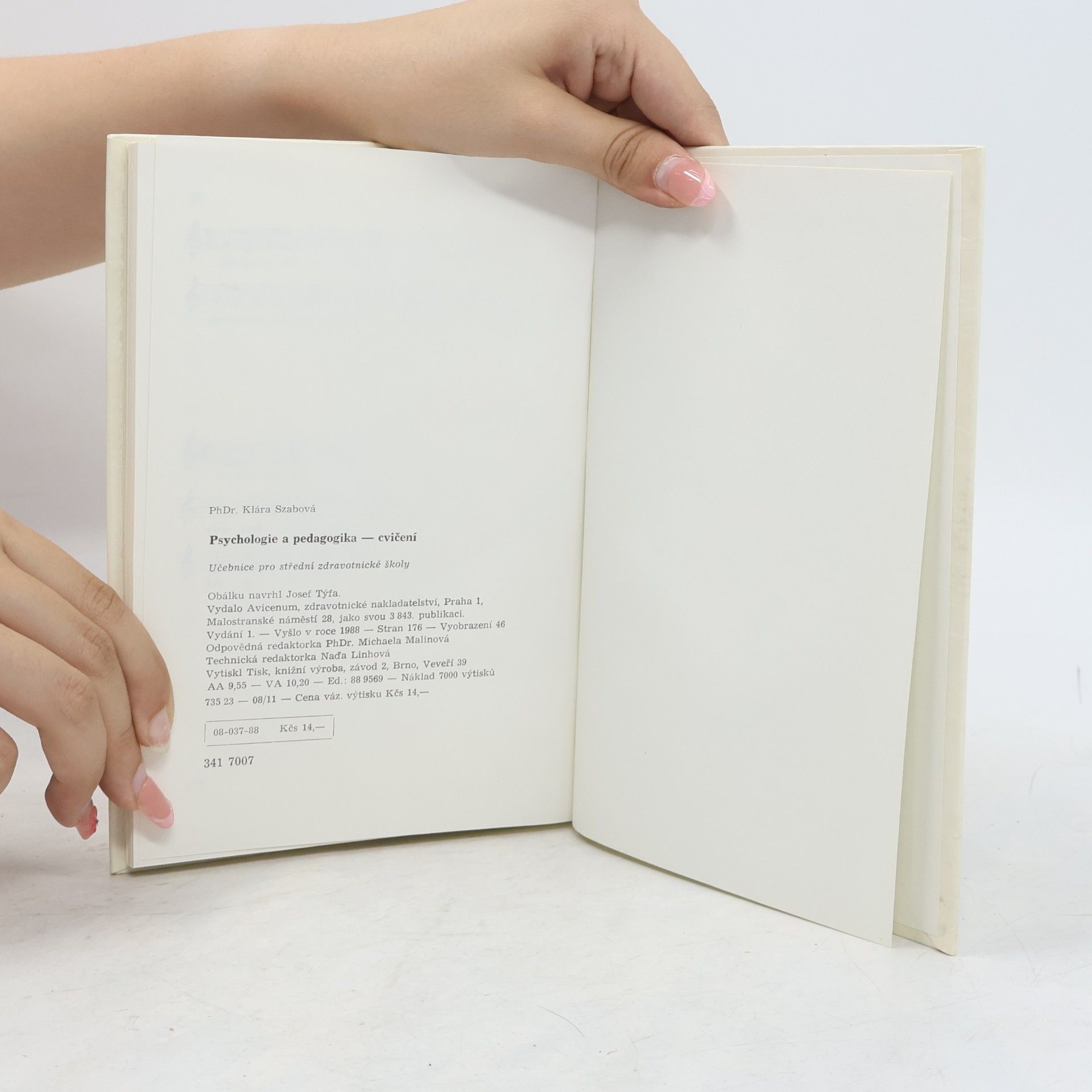 Klára Szabová Psychologie a pedagogika. Cvičení