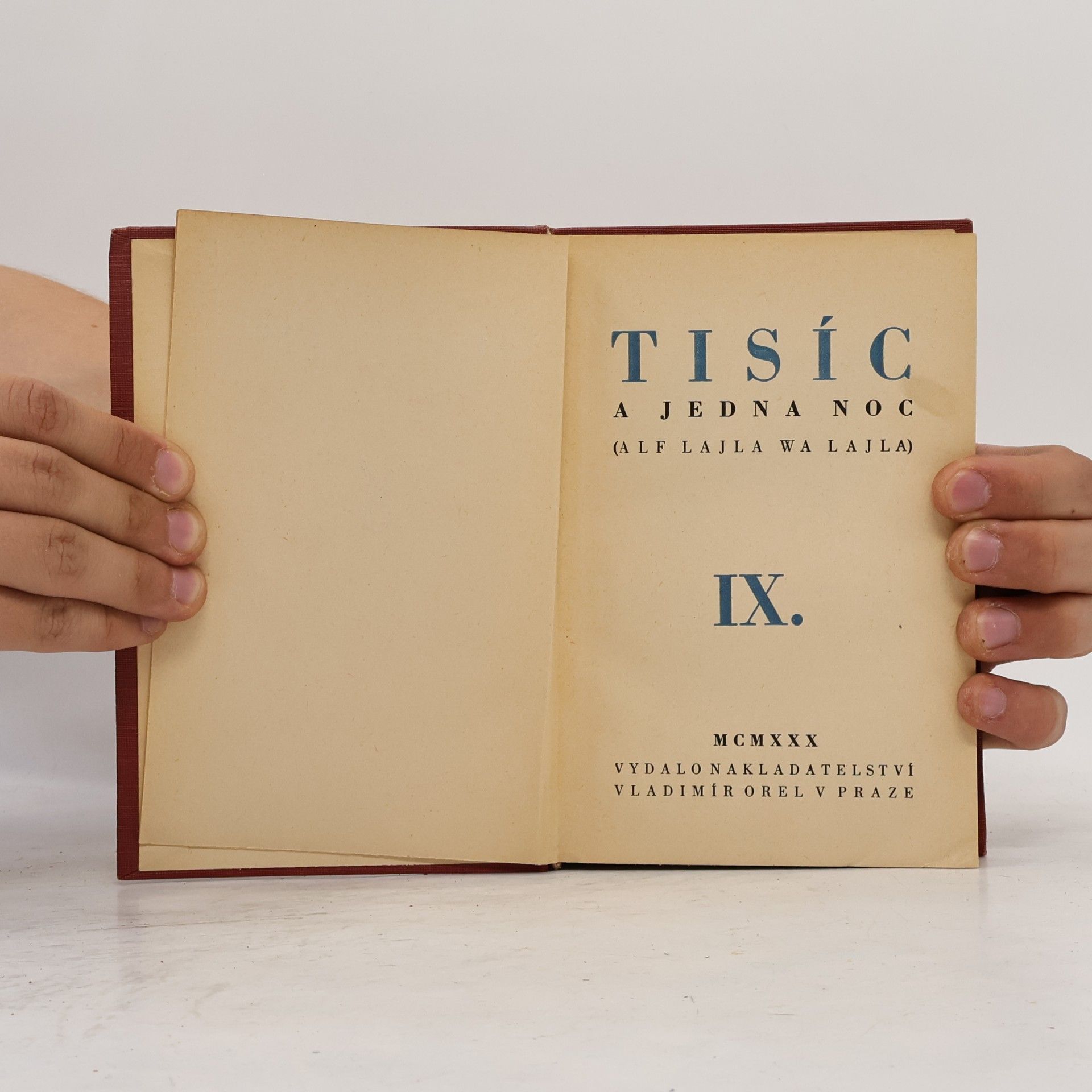 E. Šimandl Tisíc a jedna noc díl IX.