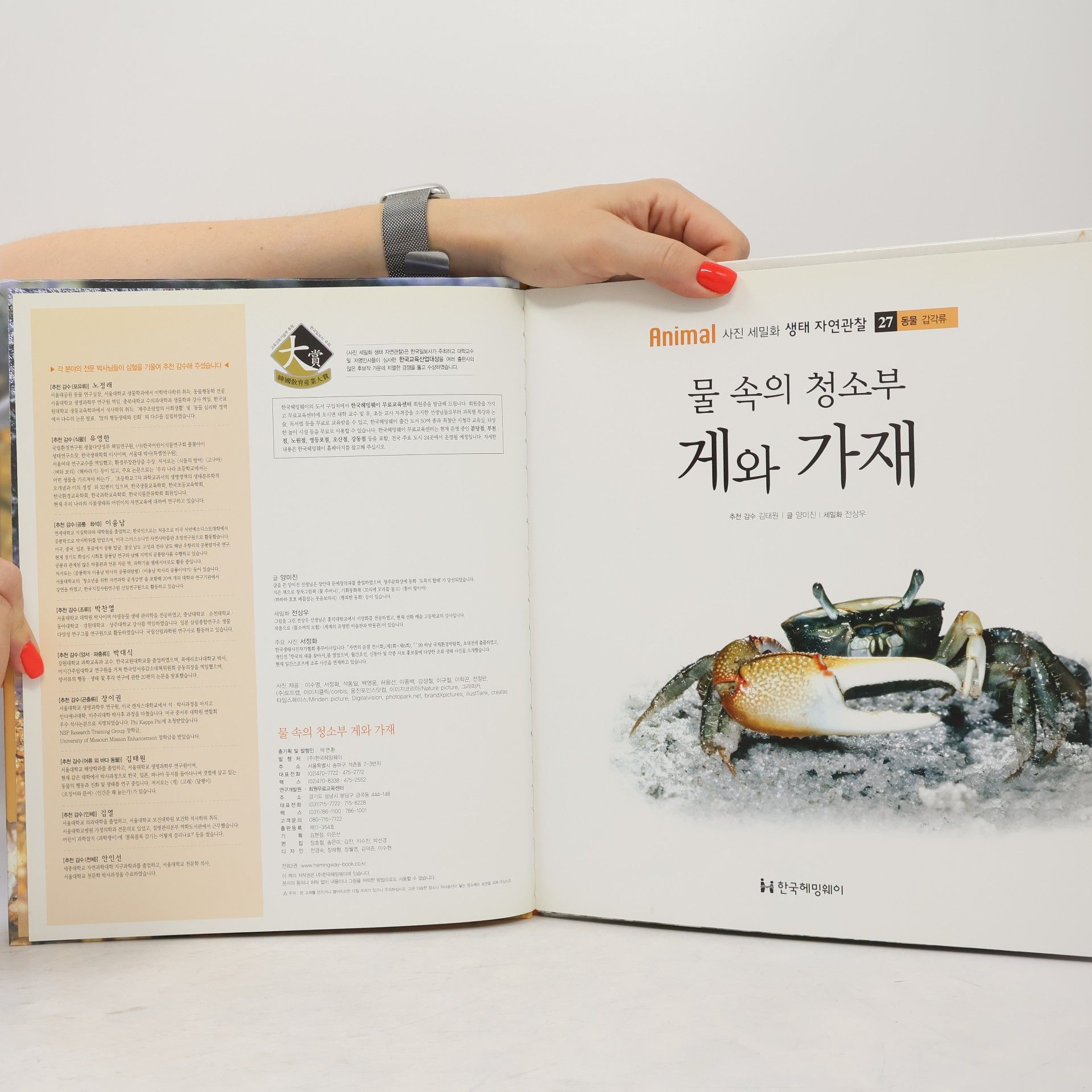 김태원 물 속의 청소부 게와 가재 27