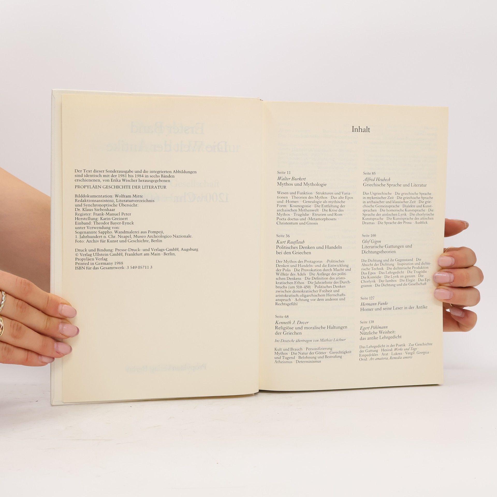 Collectif d'auteurs Propyläen-Geschichte der Literatur I-VI
