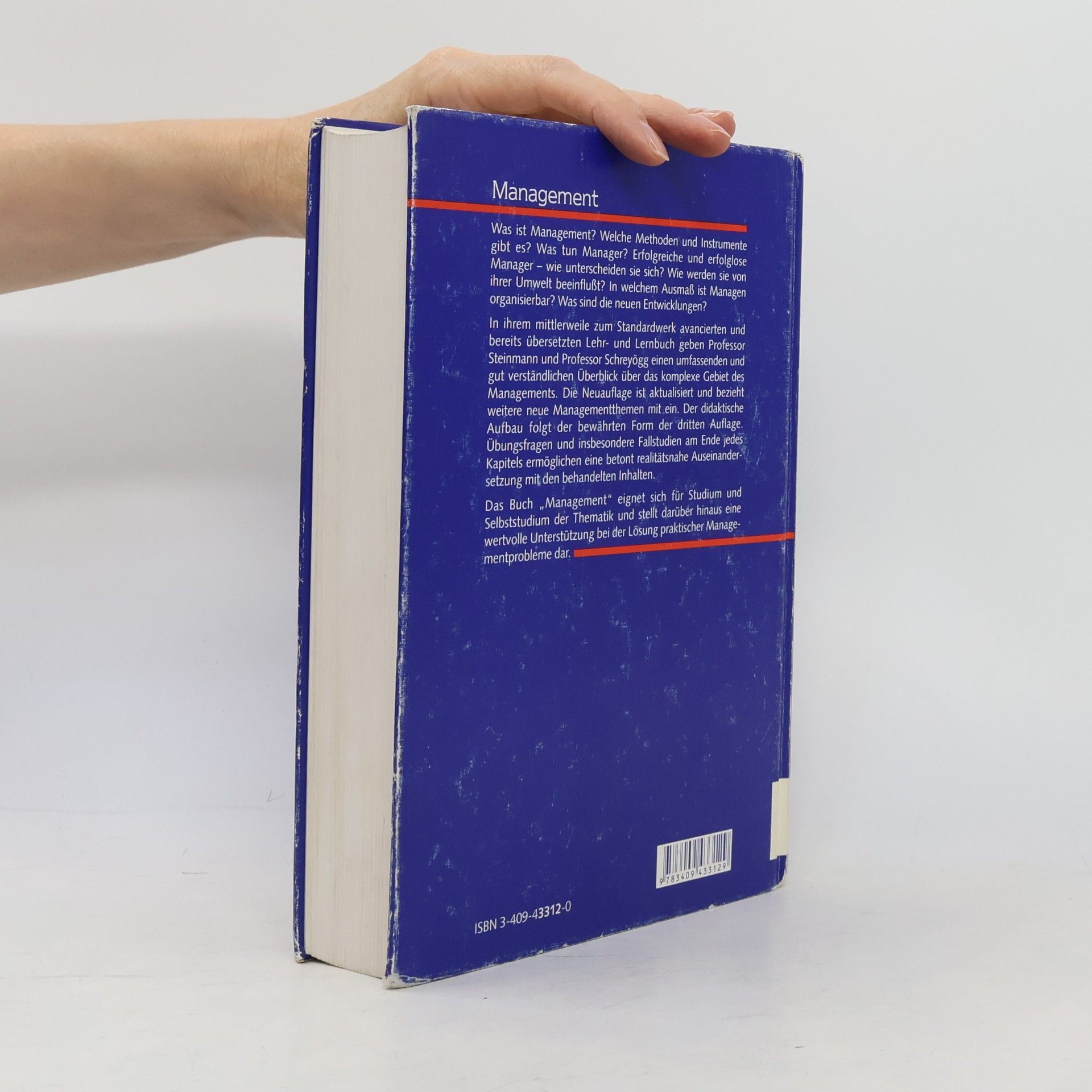 Horst Steinmann Gabler-Lehrbuch: Management