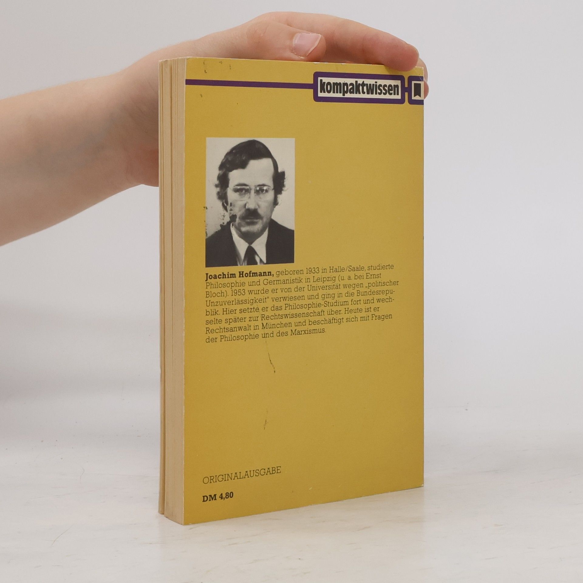 Joachim Hofmann Der Marxismus