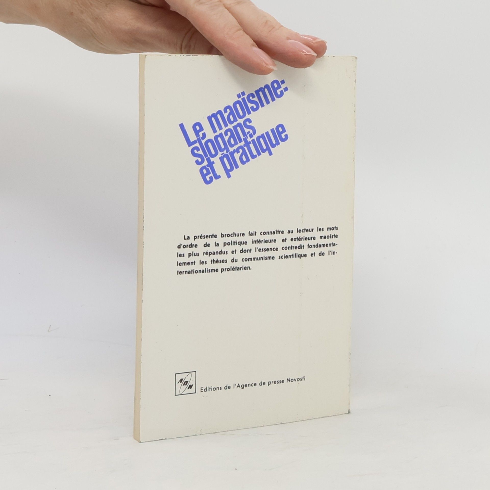 Vladimir Glebov Le maoïsme: slogans et pratique
