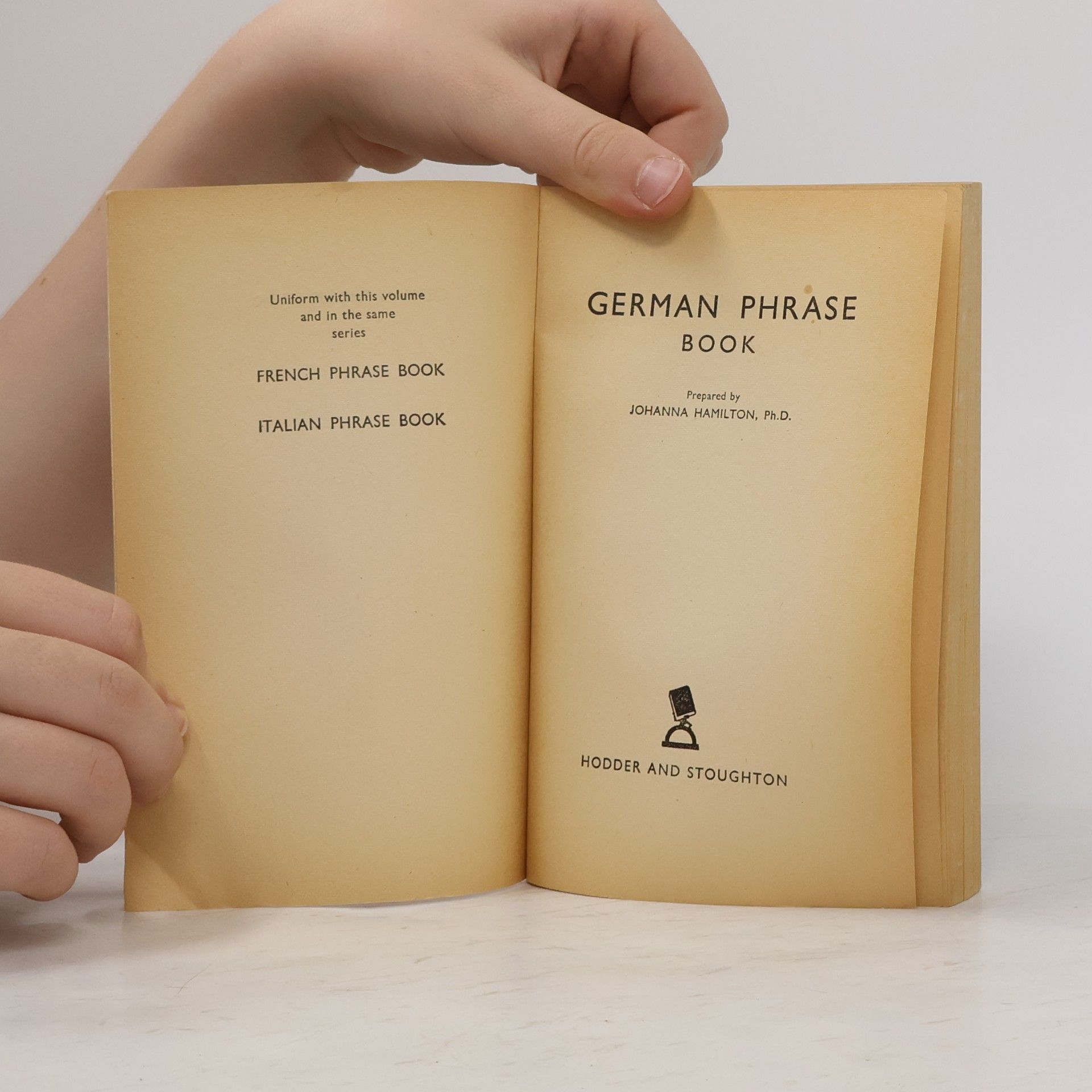Johanna Hamilton German Phrase Book