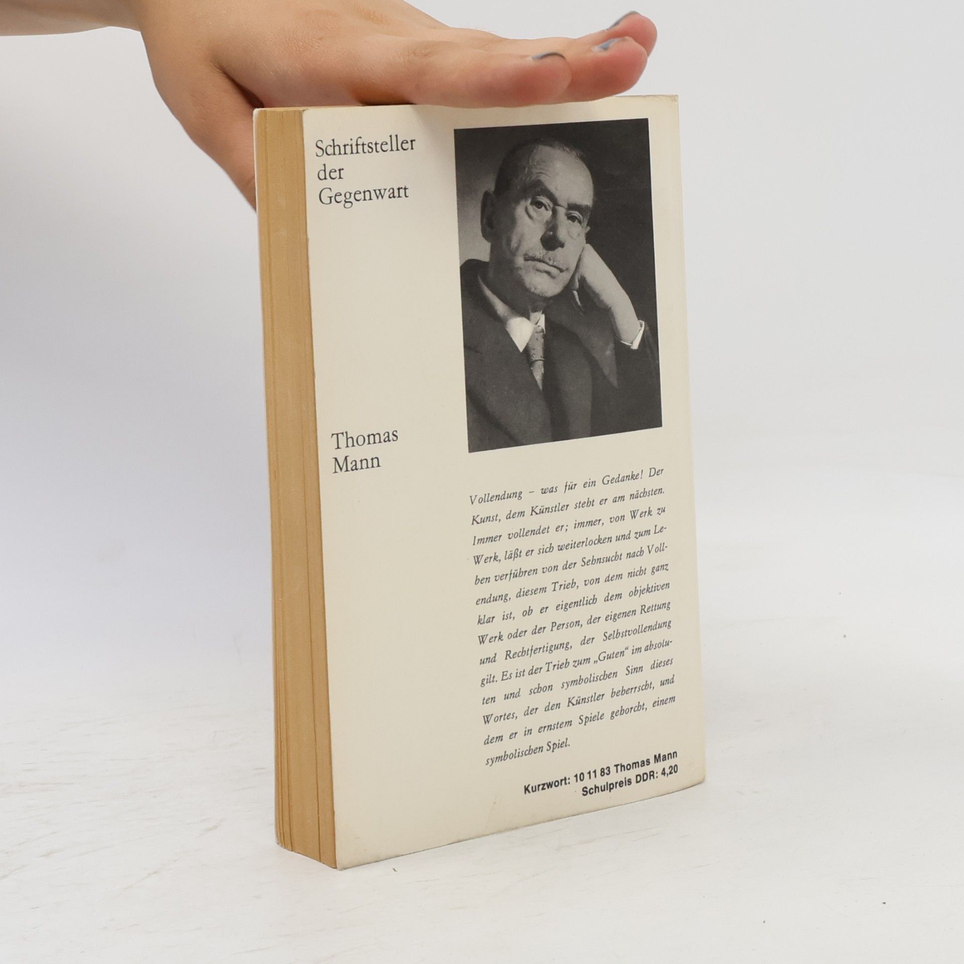 Thomas Mann Schriftsteller der Gegenwart 15