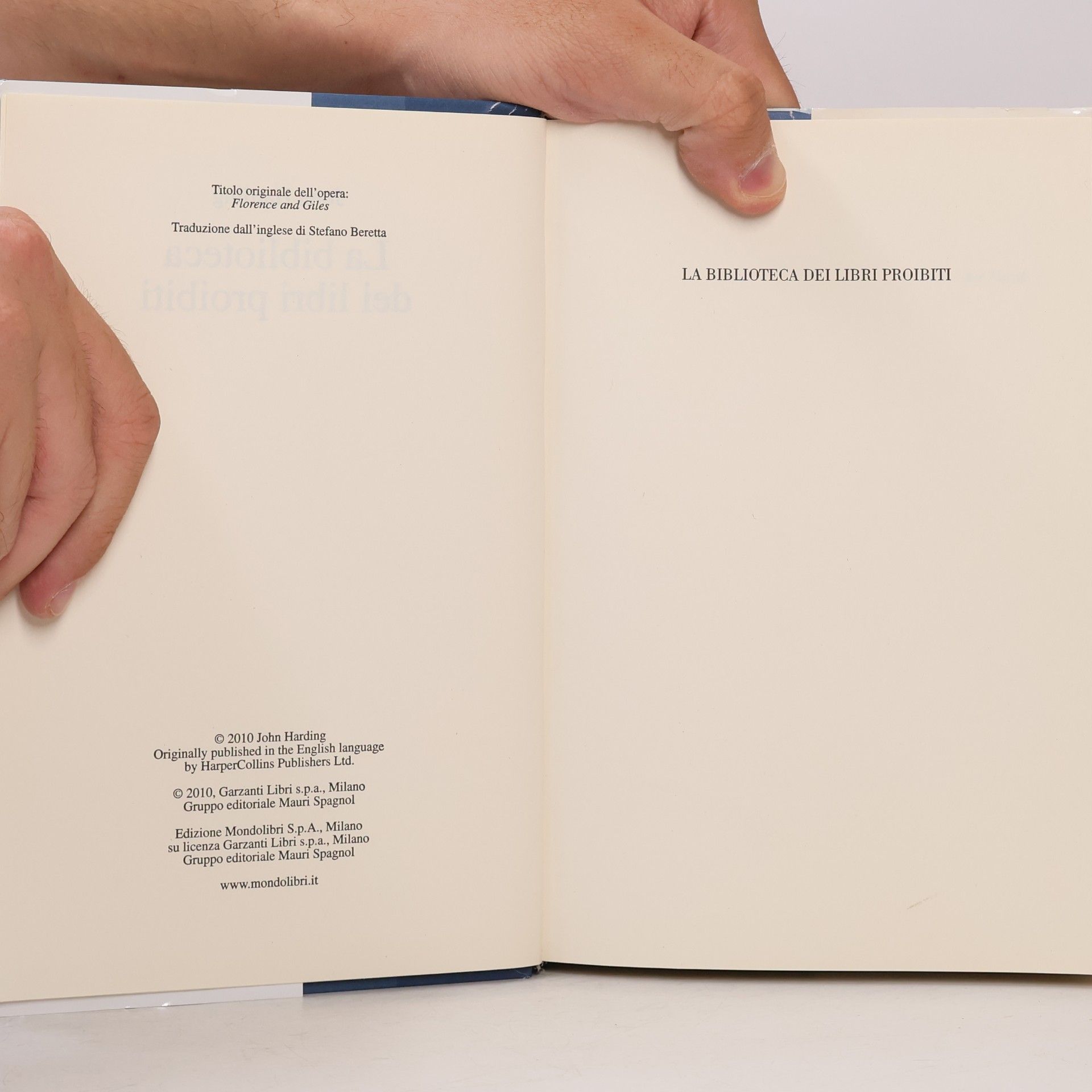 John Harding La biblioteca dei libri proibiti