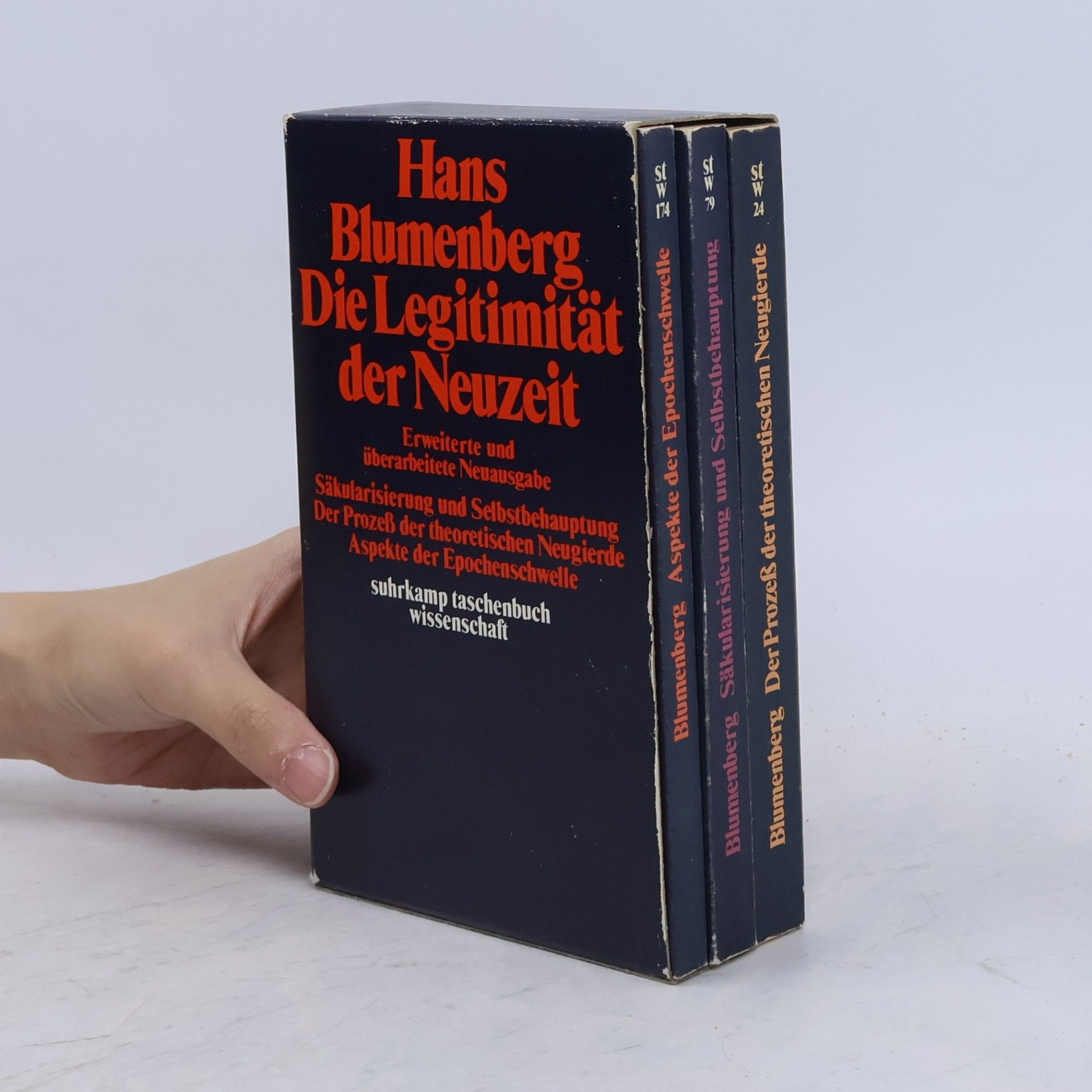 Hans Blumenberg Die Legitimität der Neuzeit 1-3
