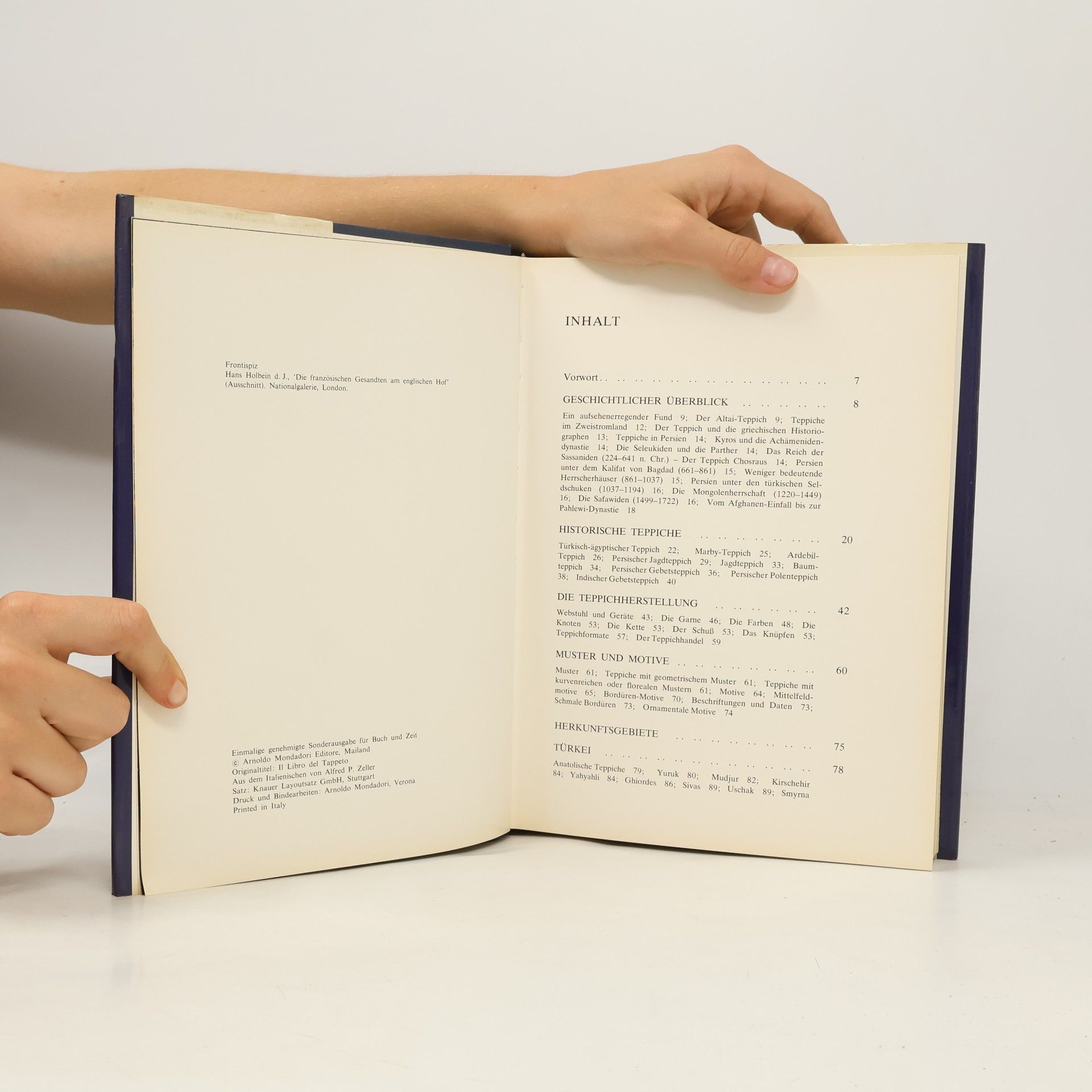 S. A. Milhofer Da Buch der Orientteppiche