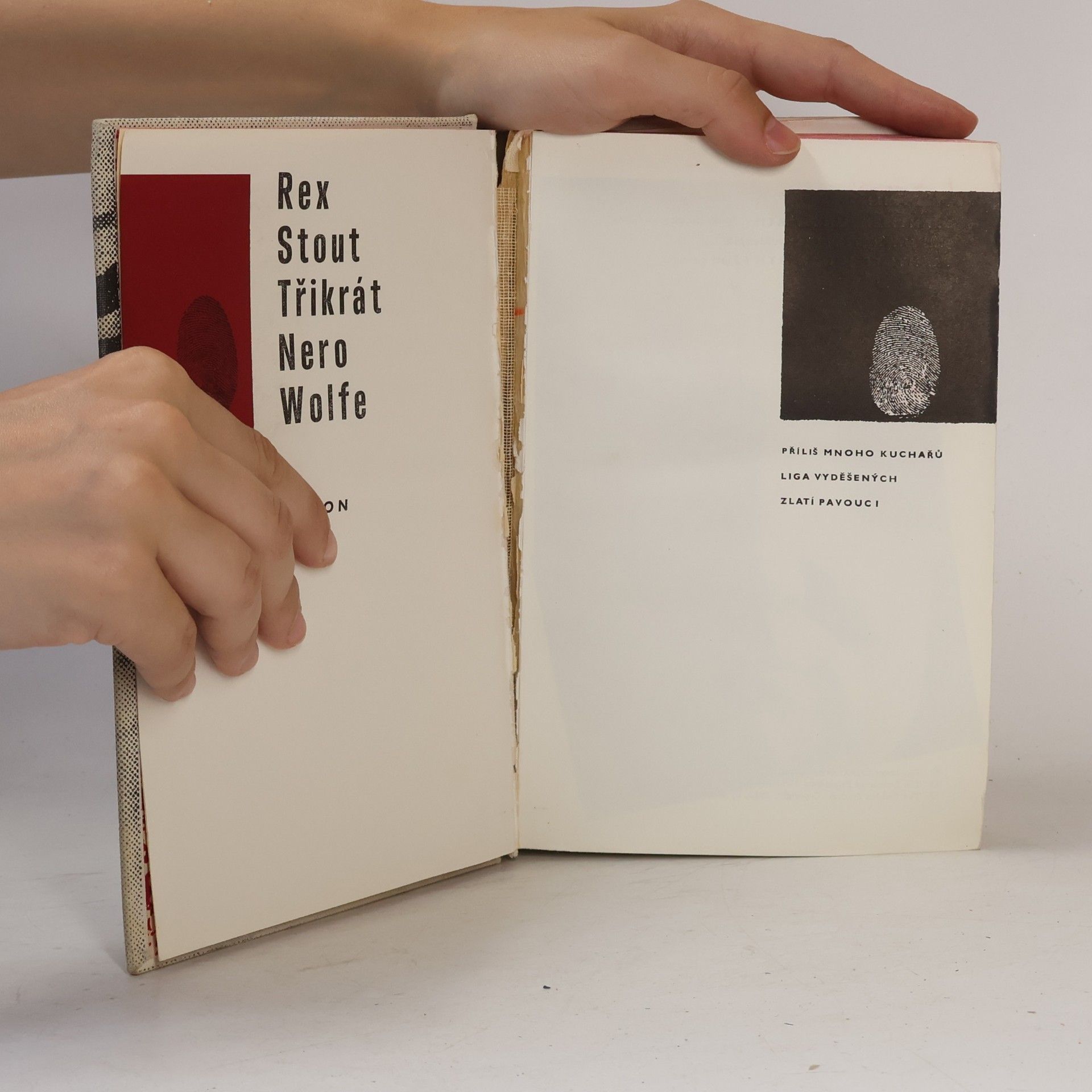 Rex Stout 3x Nero Wolfe