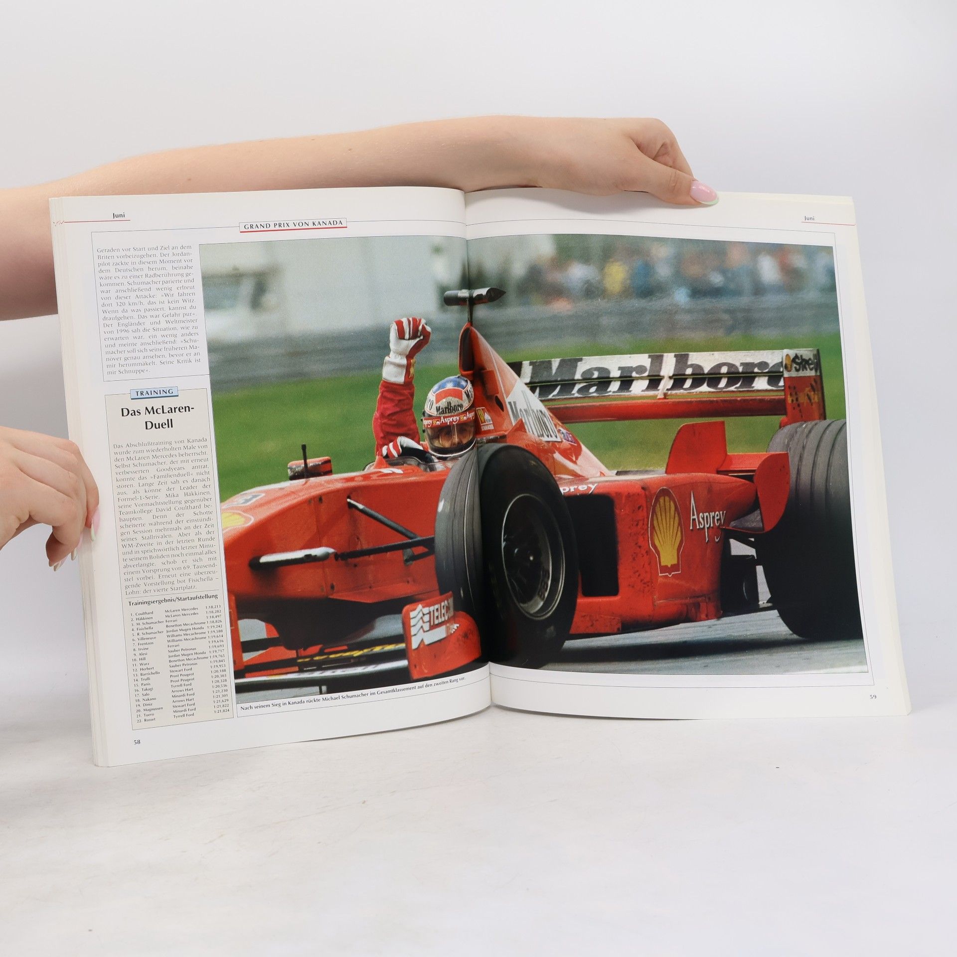 Jens Ernat Chronik-Rückblick Formel-1 Saison 1998.