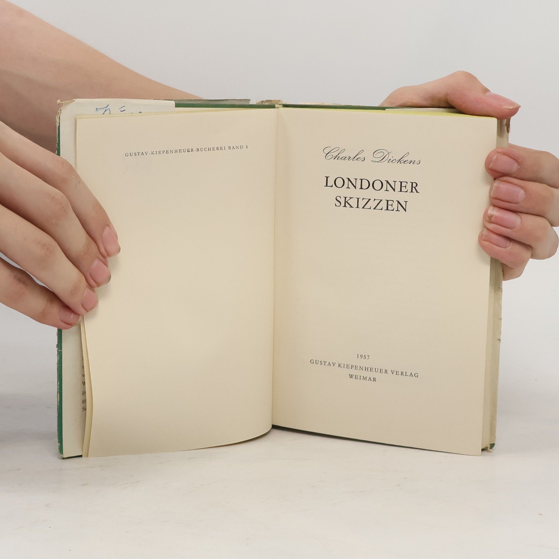 Charles Dickens Londoner Skizzen