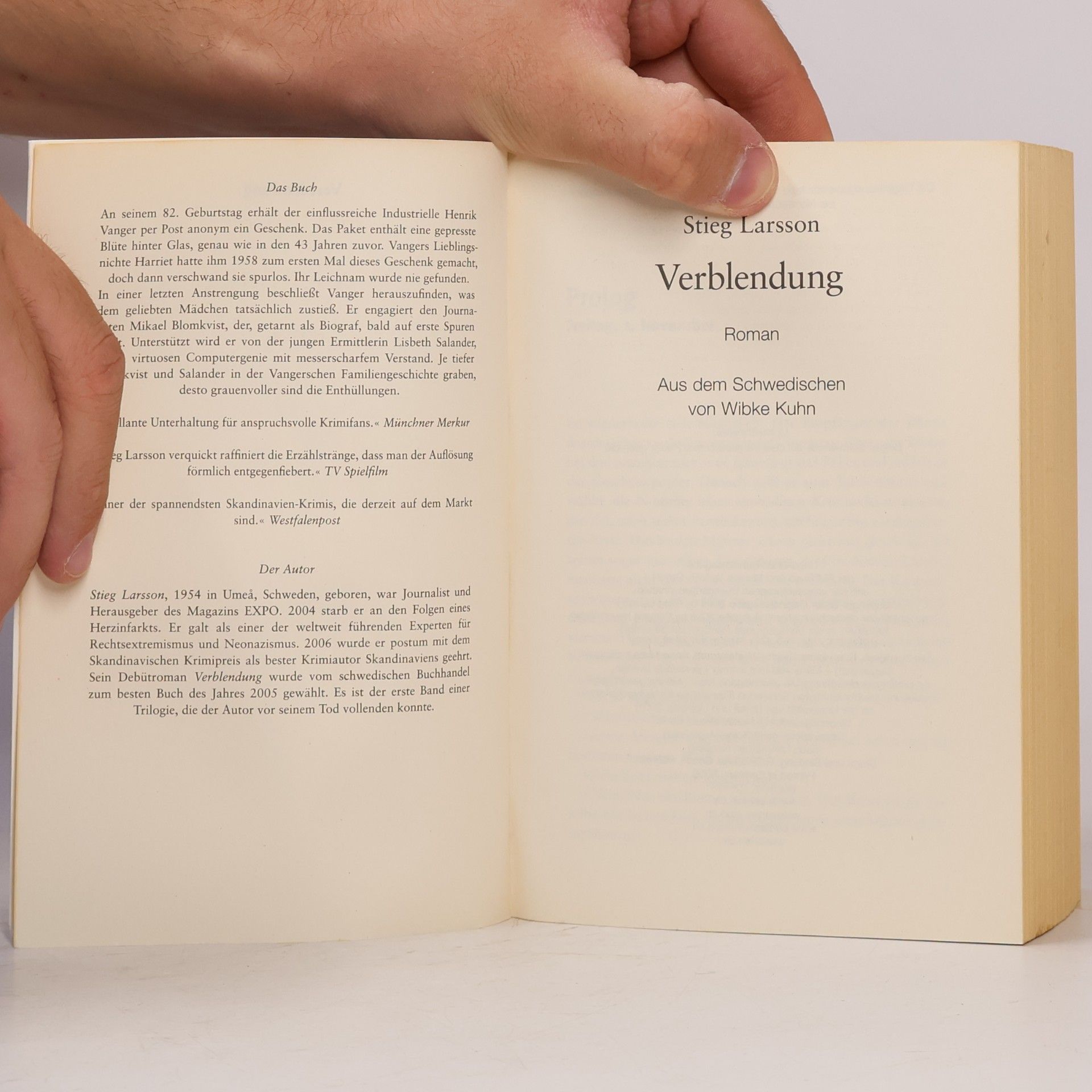 Stieg Larsson Verblendung