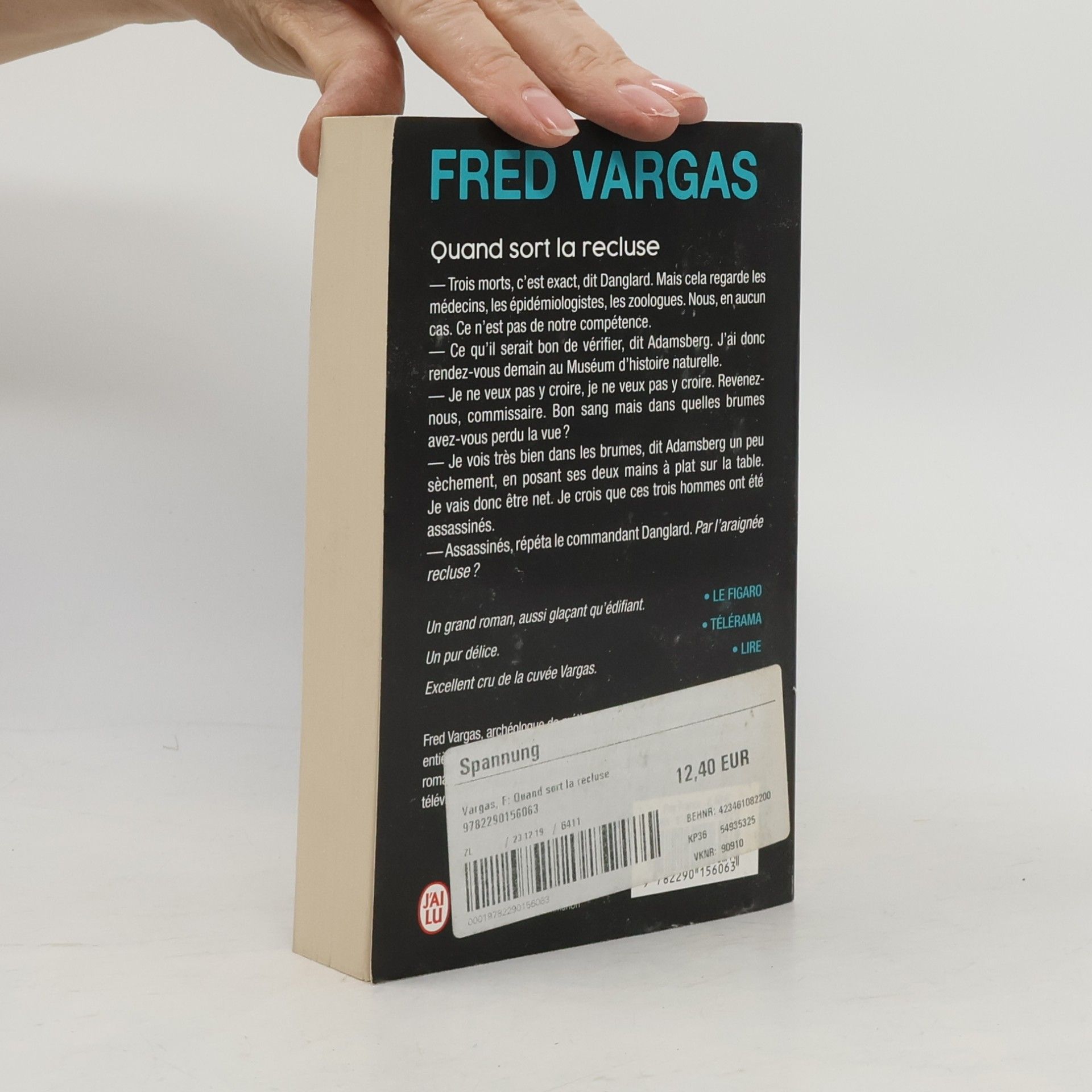Fred Vargas Quand sort la recluse