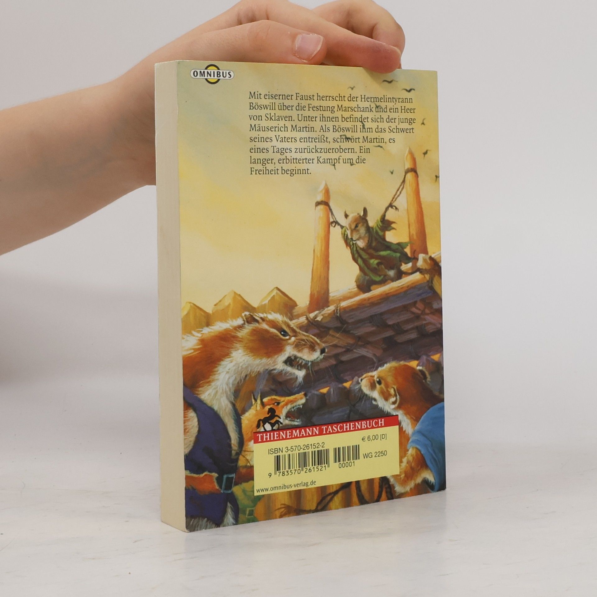 Brian Jacques Martin der Krieger. Der Gefangene und der Tyrann. Die Redwall- Saga