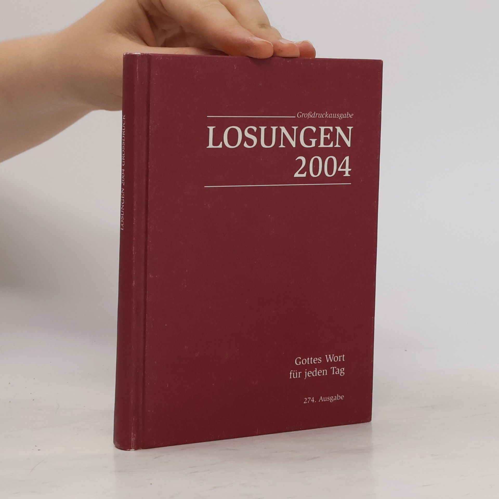 Kolektiv autorů Losungen 2004 Großdruckausgabe