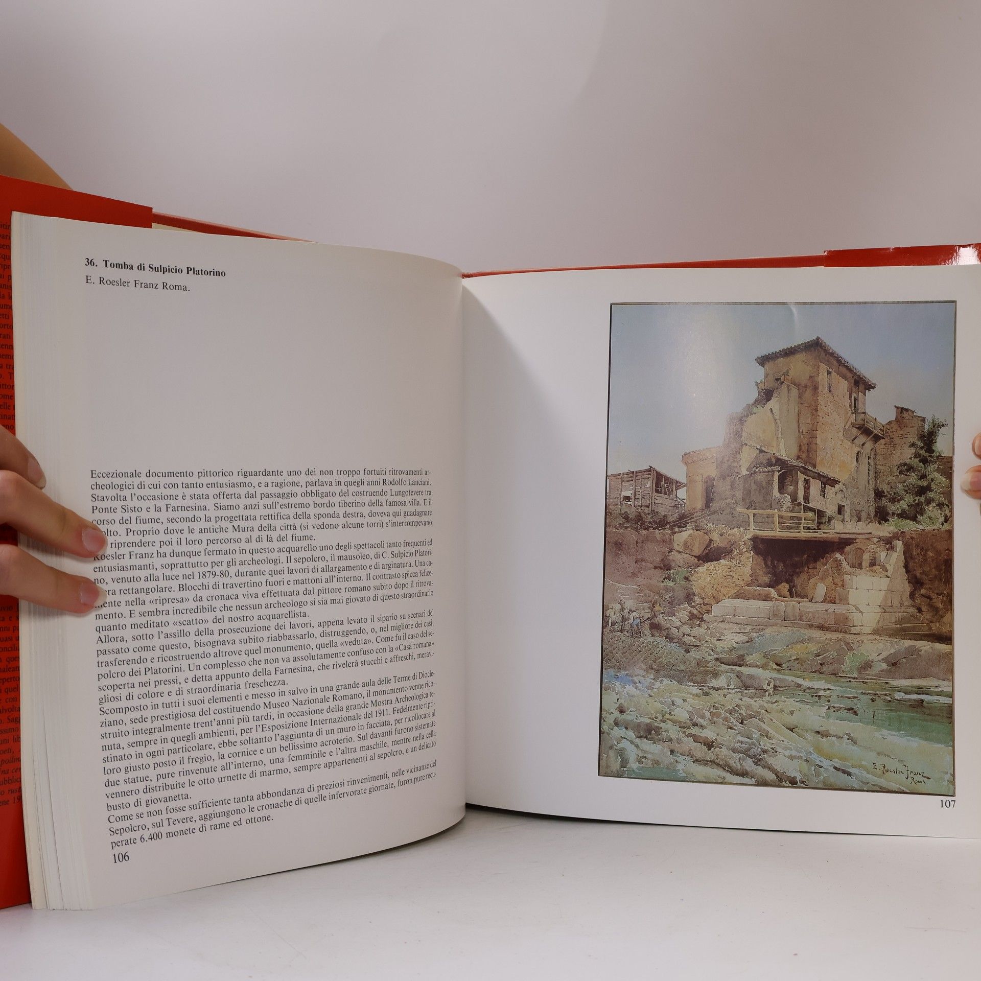 Livio Jannattoni Roma sparita negli acquarelli di Ettore Roesler Franz
